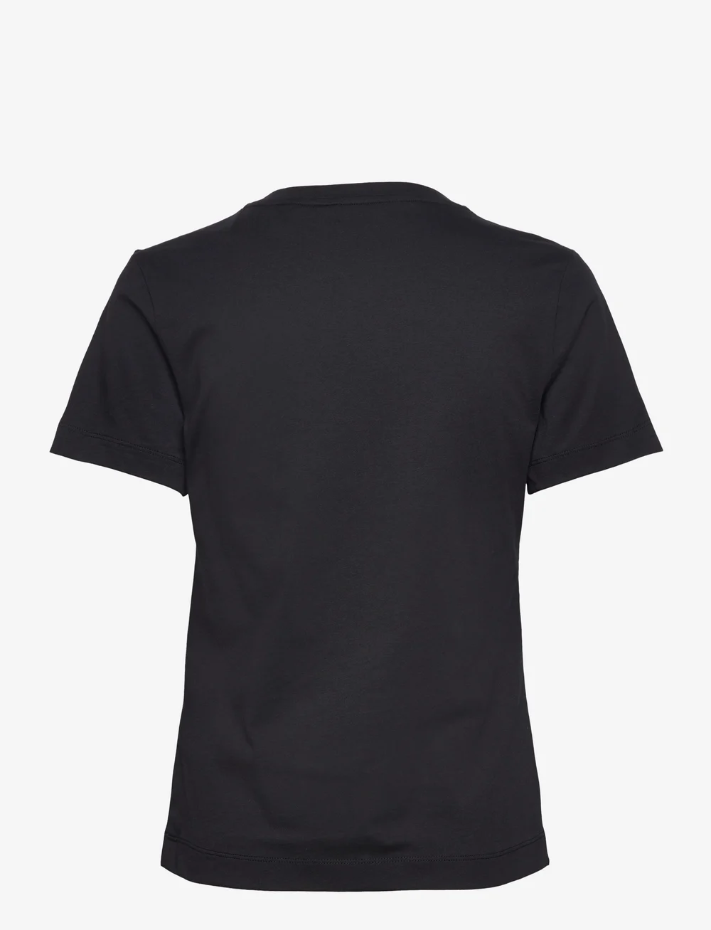 GANT - REG SHIELD SS V-NECK T-SHIRT - t-shirts - black - 2