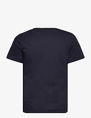 GANT - REG SHIELD SS V-NECK T-SHIRT - t-shirts - evening blue - 2