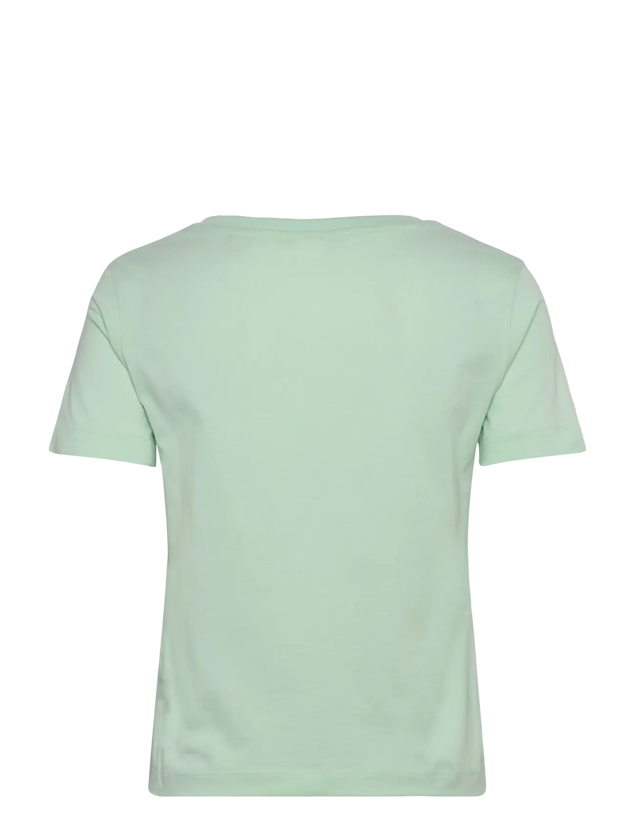 Gant - REG SHIELD SS V-NECK T-SHIRT - t-shirts - faded mint - 1