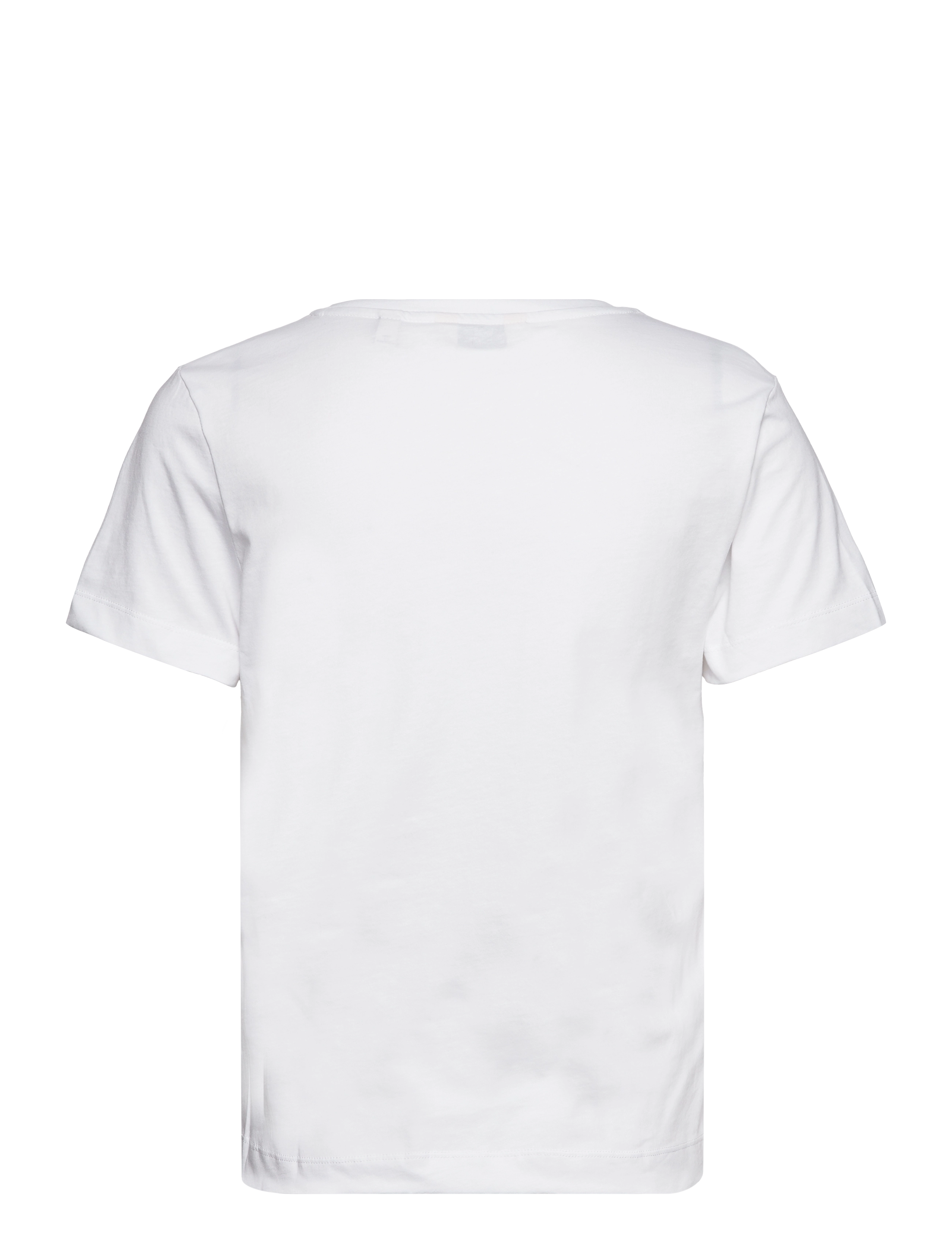 Gant - REG SHIELD SS V-NECK T-SHIRT - t-shirts - white - 2