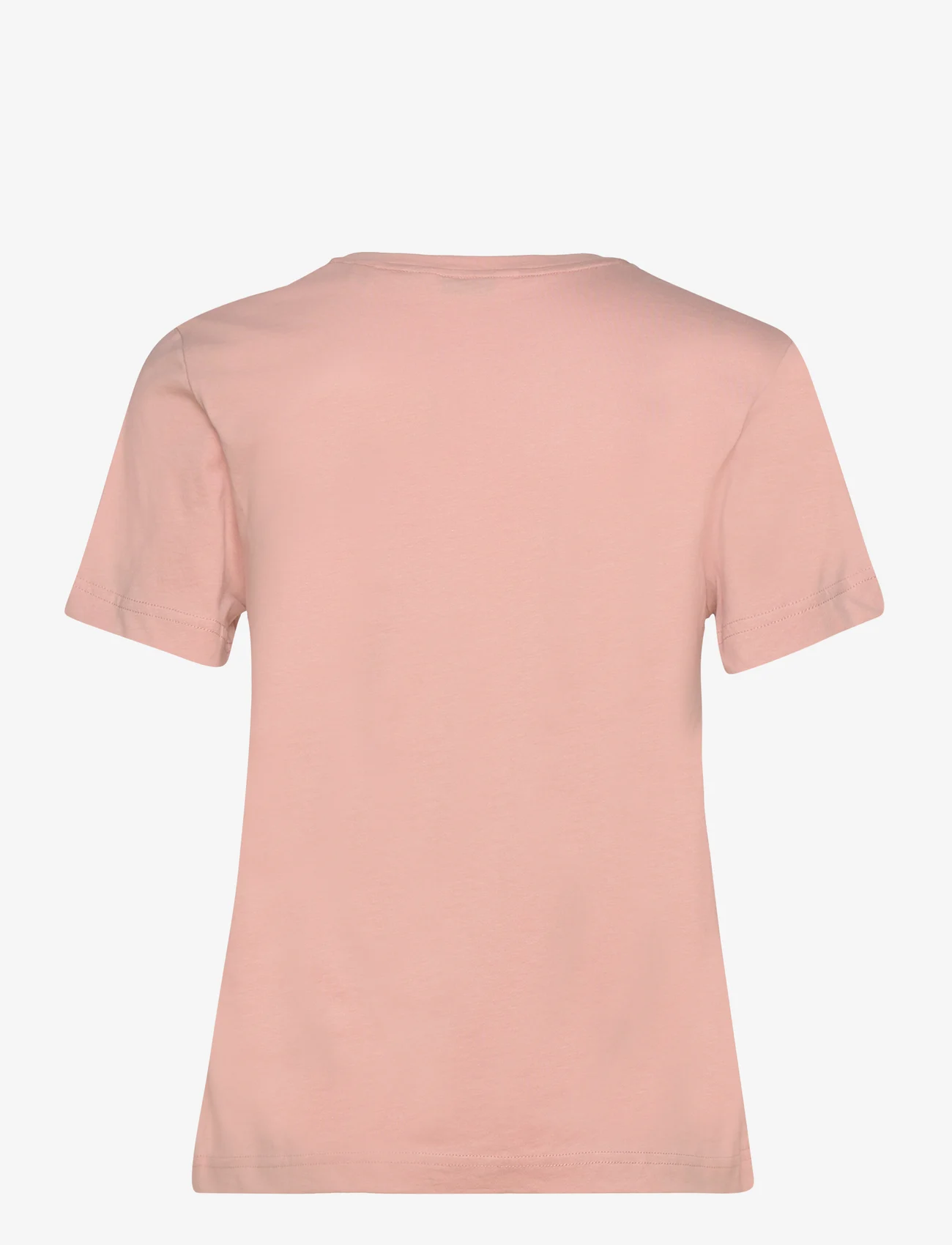 GANT - REG PRINTED GRAPHIC T-SHIRT - t-shirts - dusty rose - 1