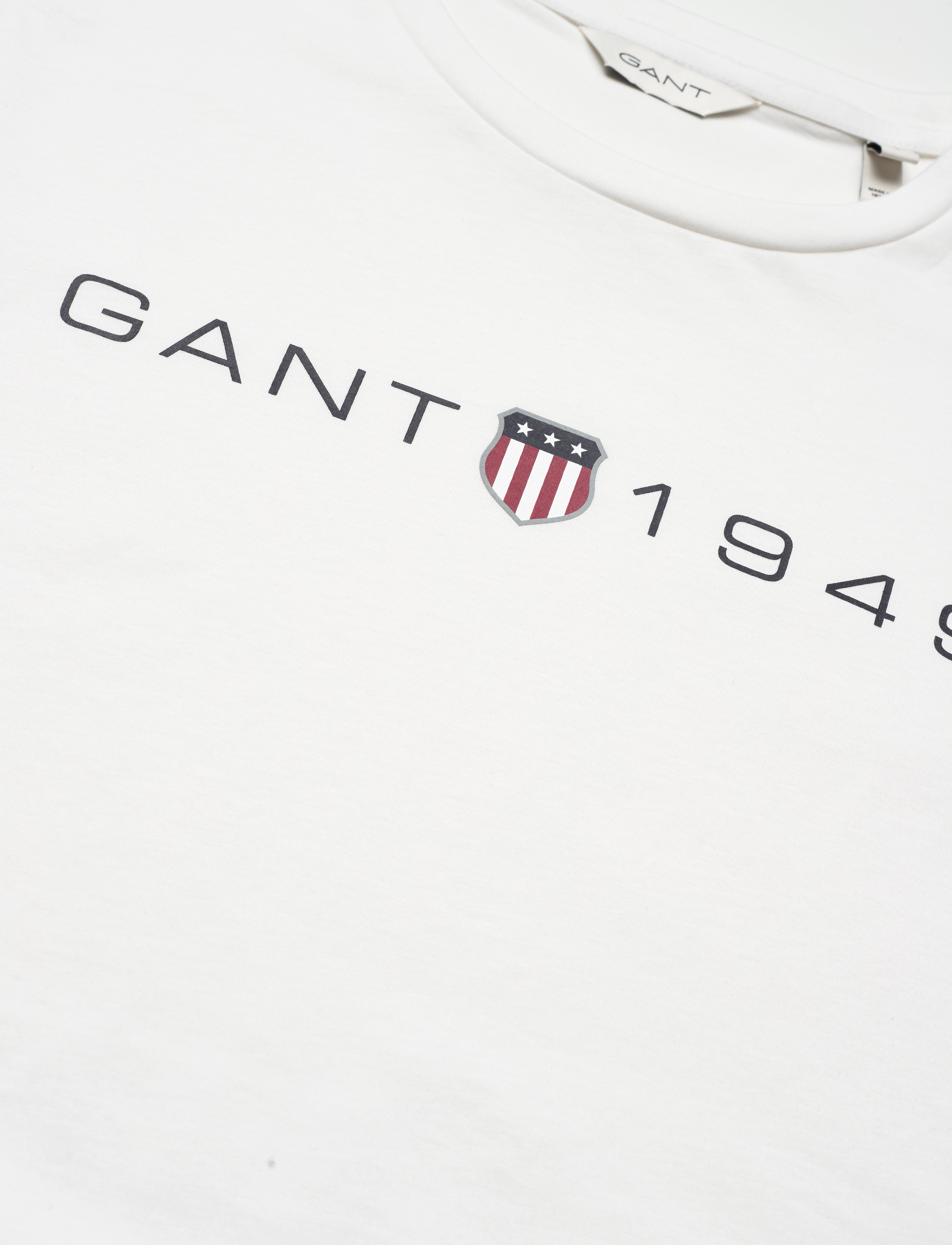 GANT - REG PRINTED GRAPHIC T-SHIRT - eggshell - 2