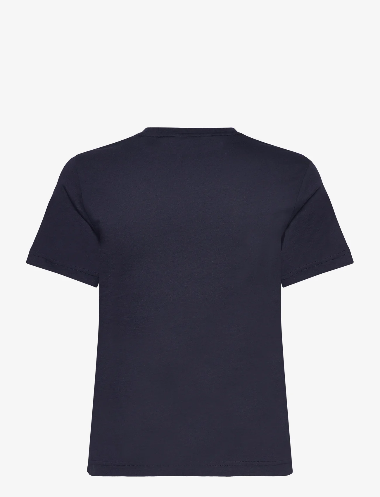 GANT - REG PRINTED GRAPHIC T-SHIRT - t-shirts - evening blue - 1