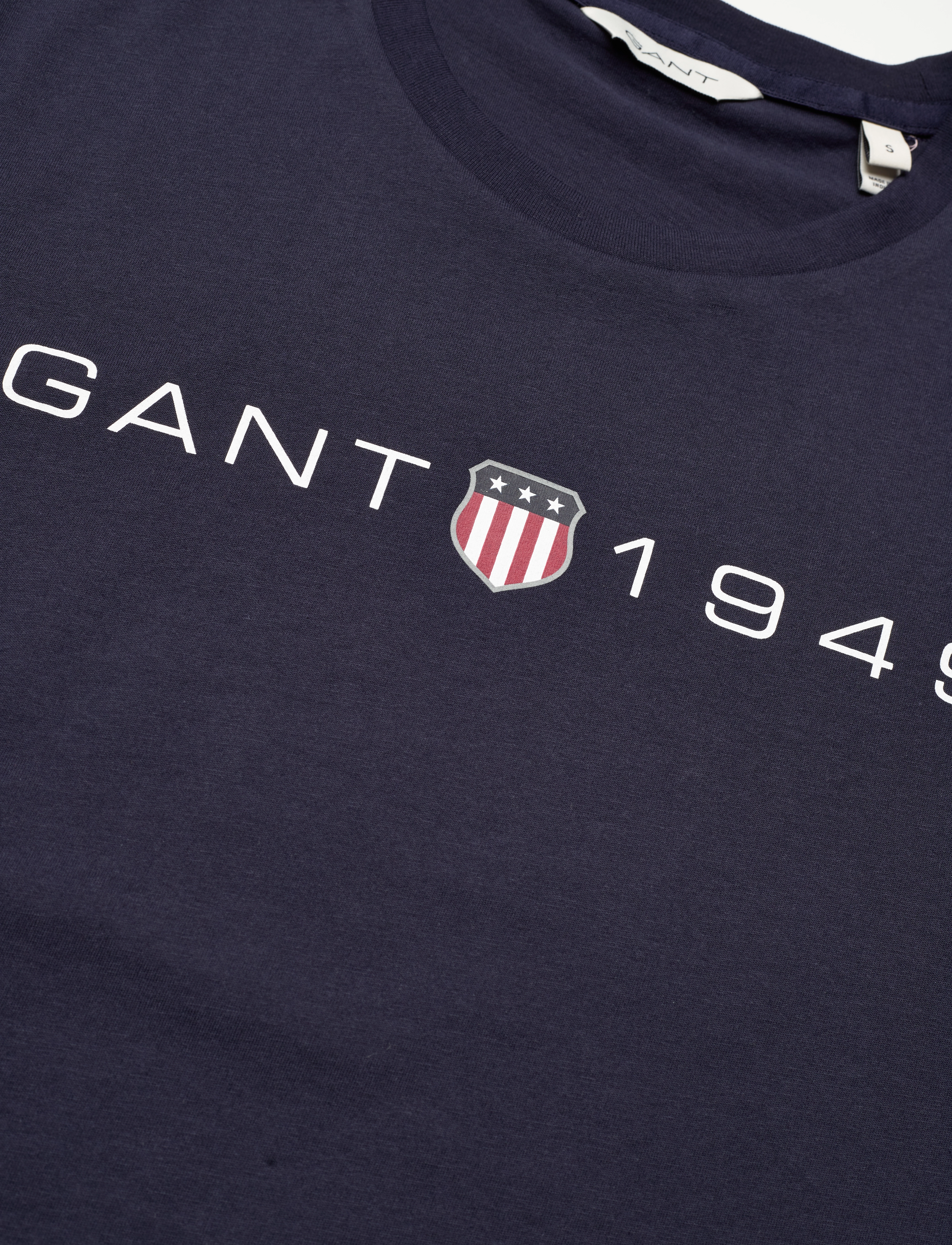GANT - REG PRINTED GRAPHIC T-SHIRT - evening blue - 2