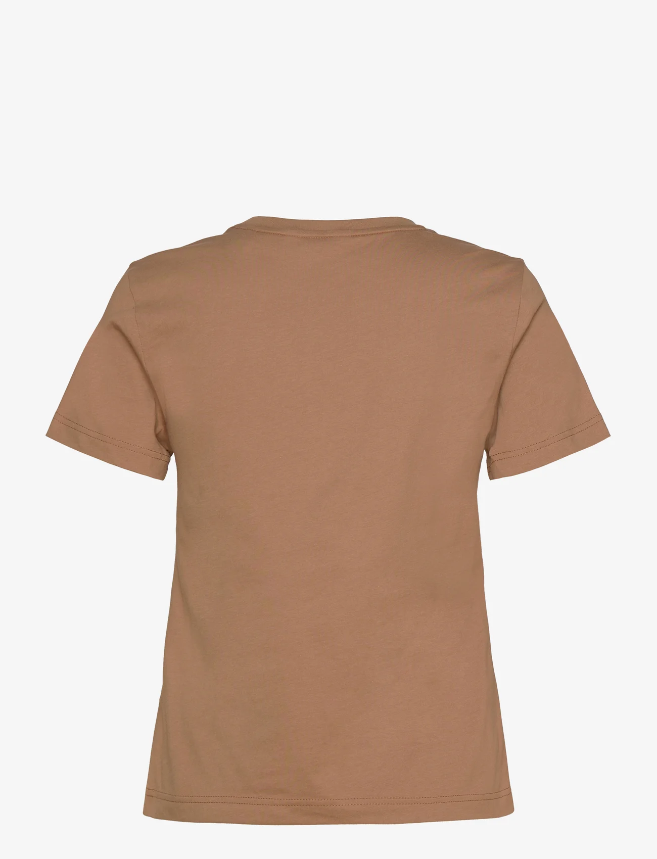 GANT - REG PRINTED GRAPHIC T-SHIRT - t-shirts - roasted walnut - 1