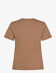 GANT - REG PRINTED GRAPHIC T-SHIRT - t-shirts - roasted walnut - 1
