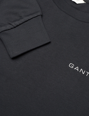GANT - REG PRINTED GRAPHIC C-NECK - sweatshirts & huvtröjor - black - 2