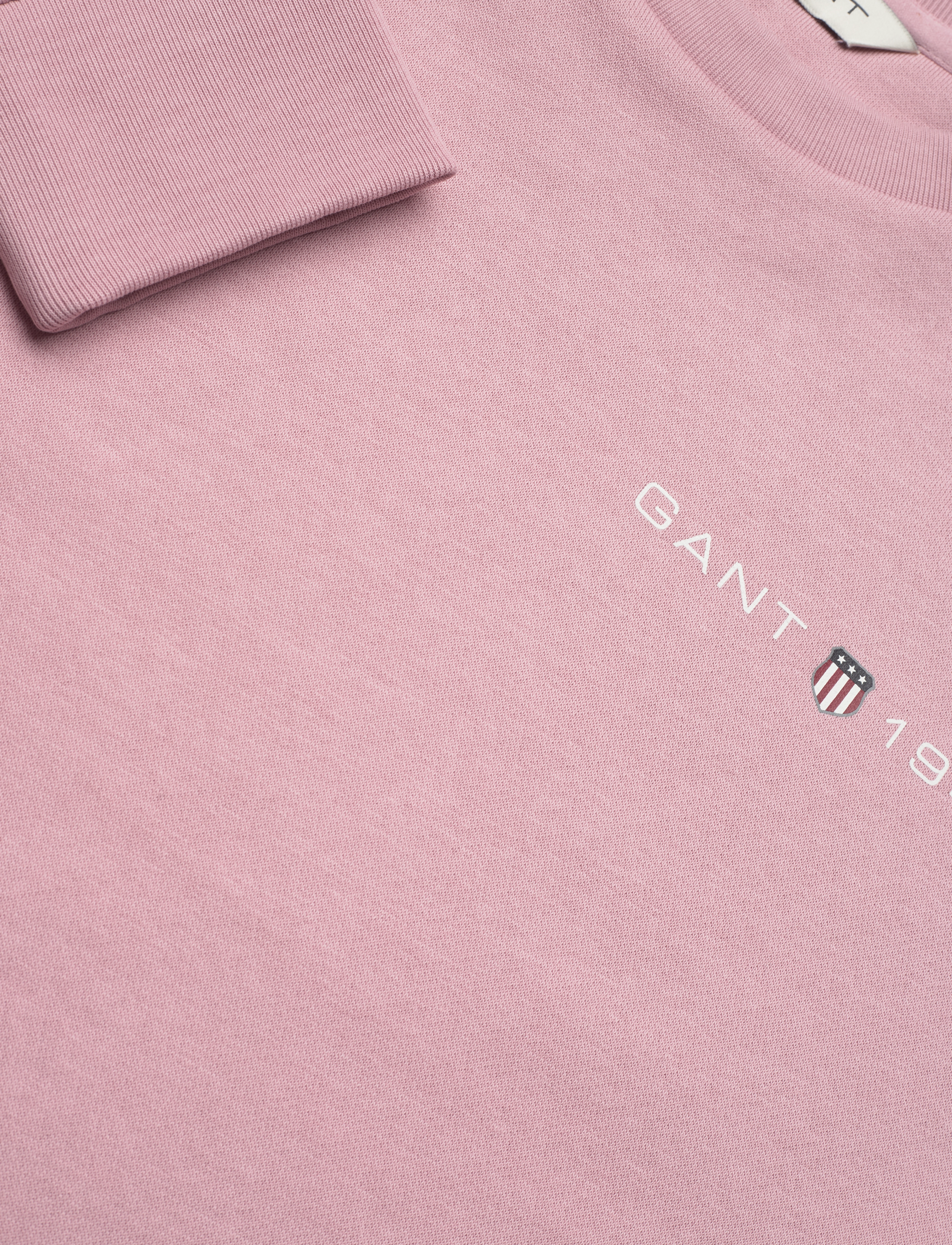 GANT - REG PRINTED GRAPHIC C-NECK - dusty pink - 2