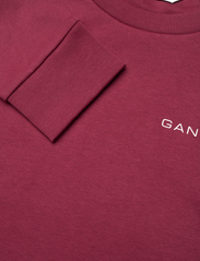 GANT - REG PRINTED GRAPHIC C-NECK - sweatshirts - plumped red - 2