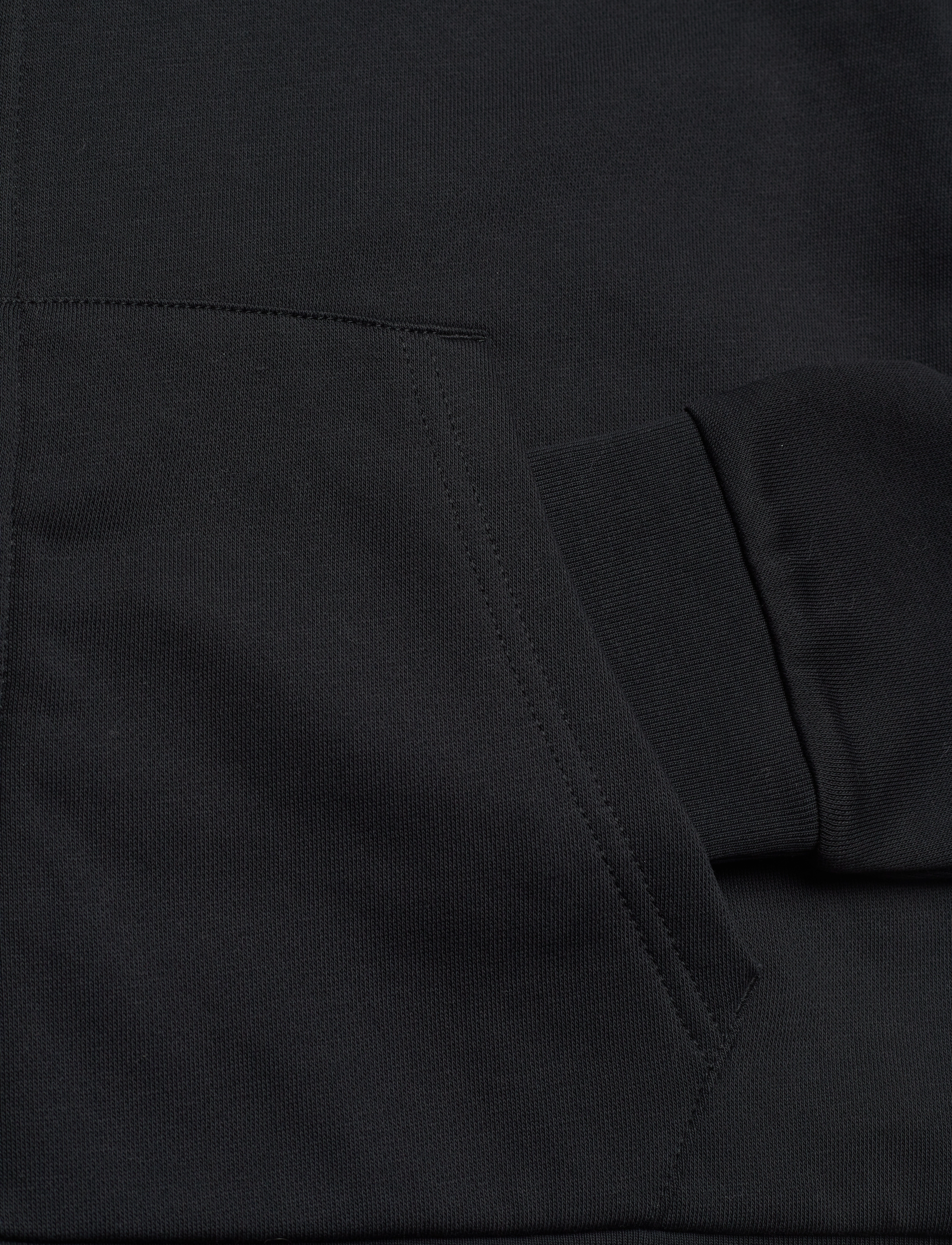 GANT - REG PRINTED GRAPHIC ZIP HOOD - black - 3
