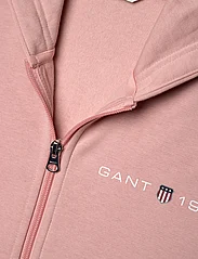 GANT - REG PRINTED GRAPHIC ZIP HOOD - džemperiai su gobtuvu - dusty rose - 2