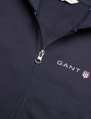 GANT - REG PRINTED GRAPHIC ZIP HOOD - džemperiai su gobtuvu - evening blue - 2