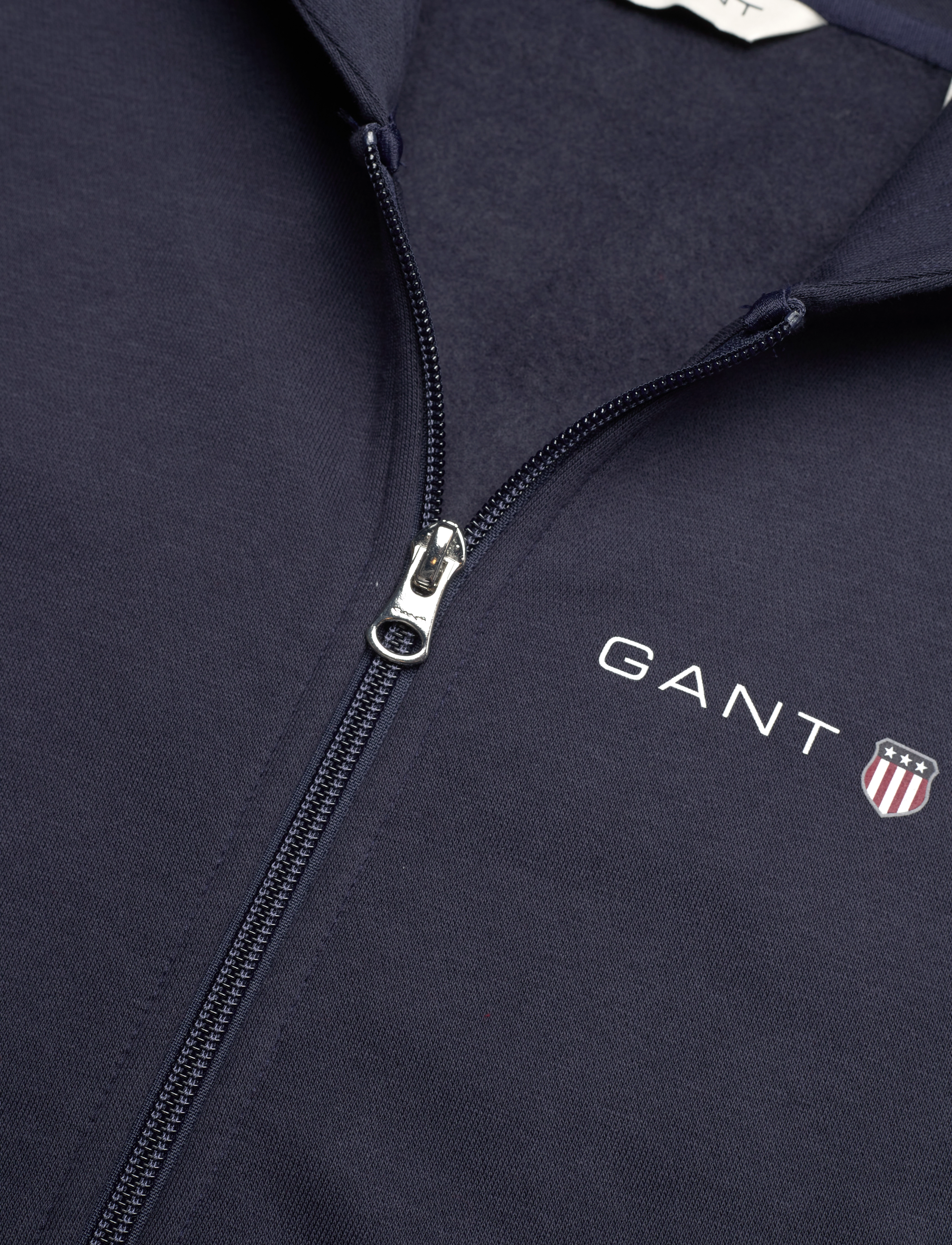 GANT - REG PRINTED GRAPHIC ZIP HOOD - evening blue - 2