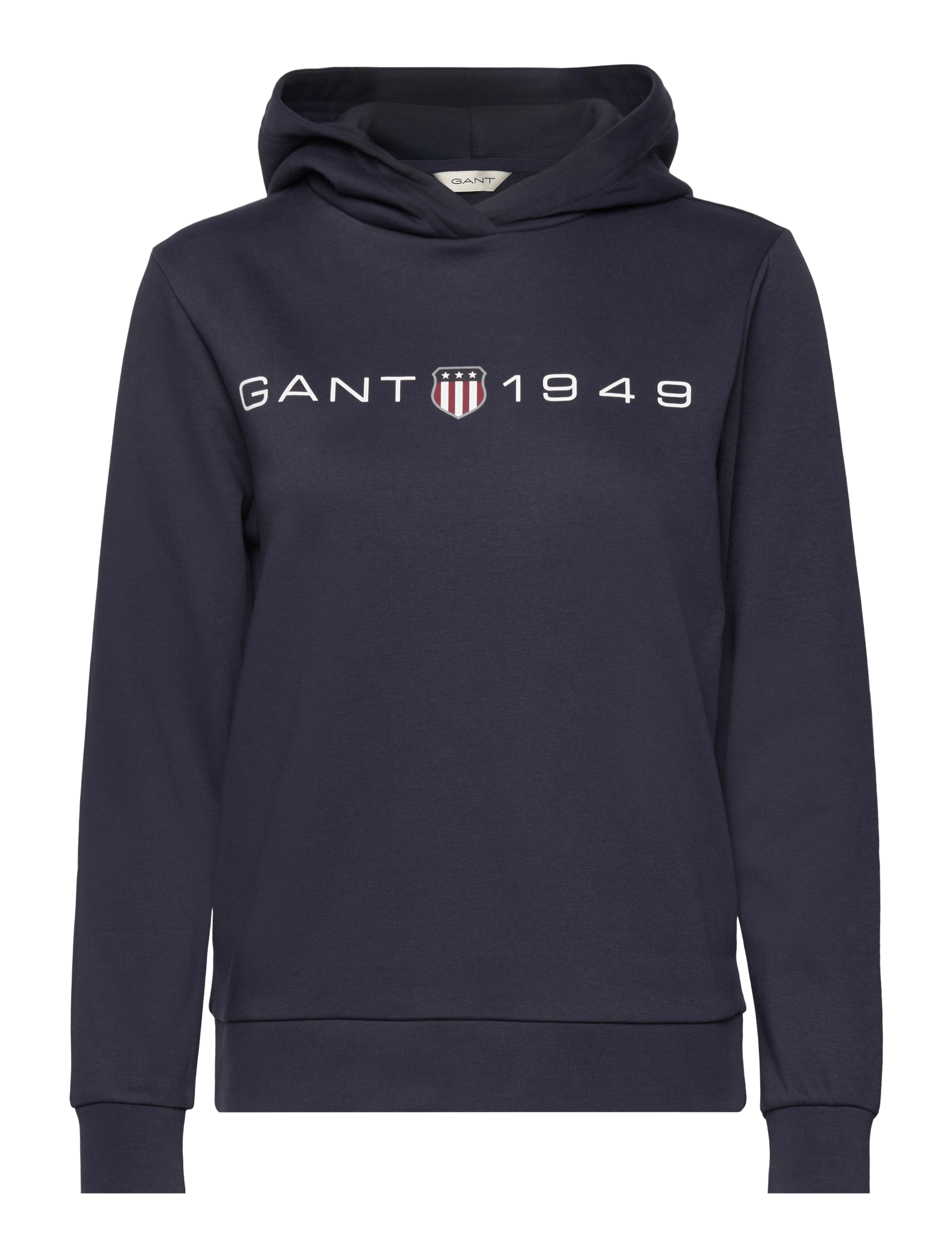 GANT - REG PRINTED GRAPHIC HOODIE - evening blue - 1