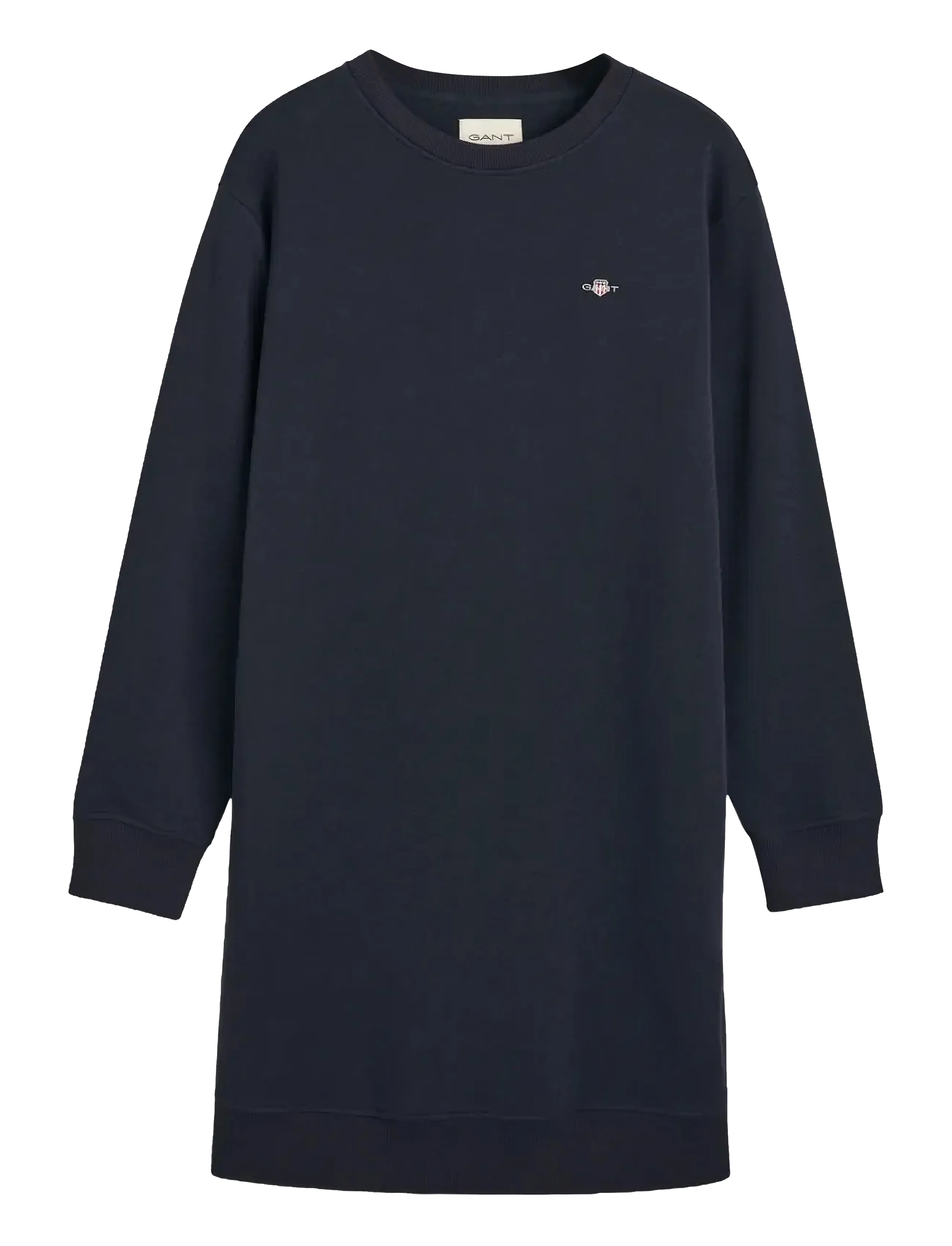 Gant SHIELD C-NECK SWEAT DRESS - Kjoler - EVENING BLUE / navy
