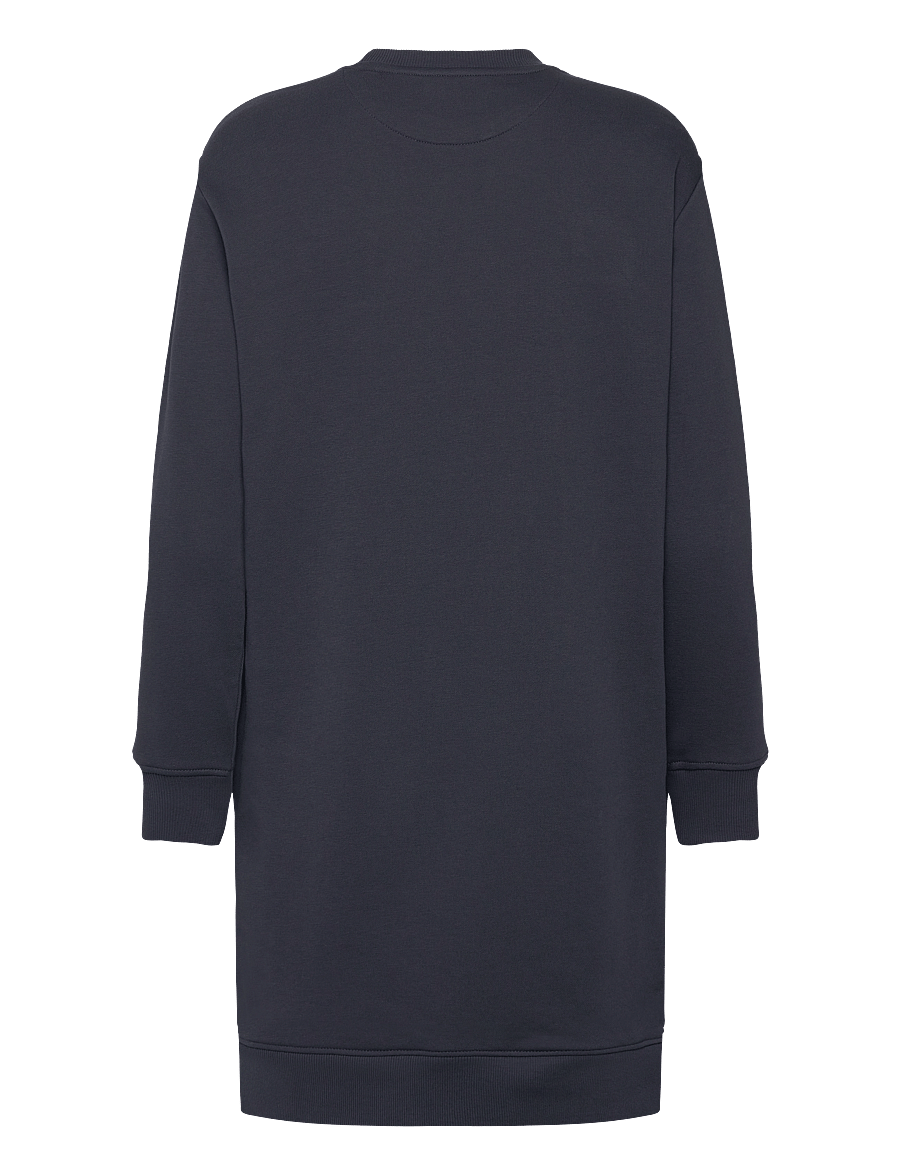 Gant - SHIELD C-NECK SWEAT DRESS - korte jurken - evening blue - 2