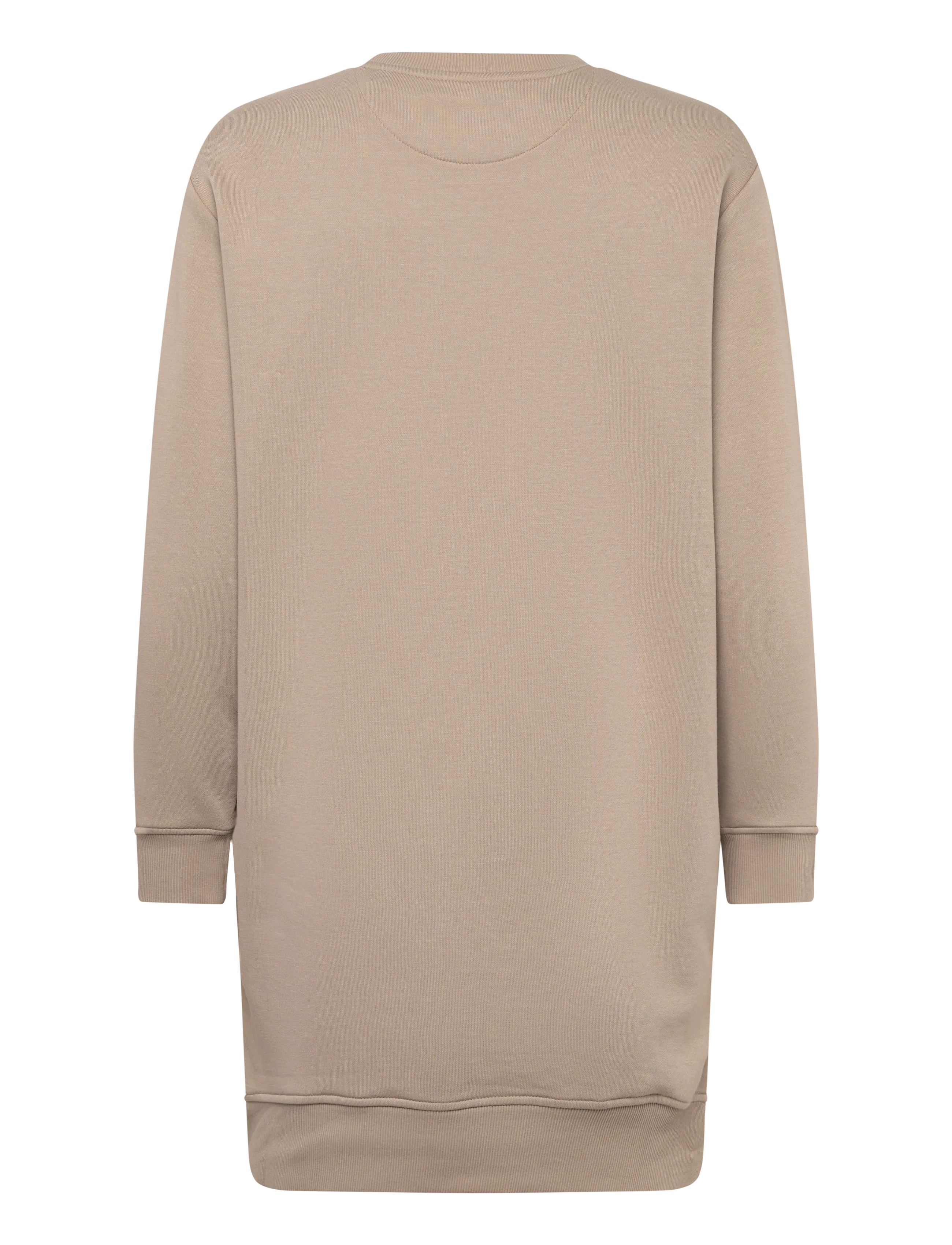 Gant - SHIELD C-NECK SWEAT DRESS - minikleidid - taupe beige - 1