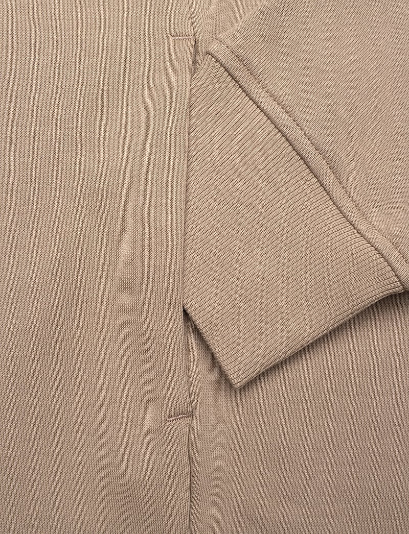 GANT - SHIELD C-NECK SWEAT DRESS - korte kjoler - taupe beige - 3