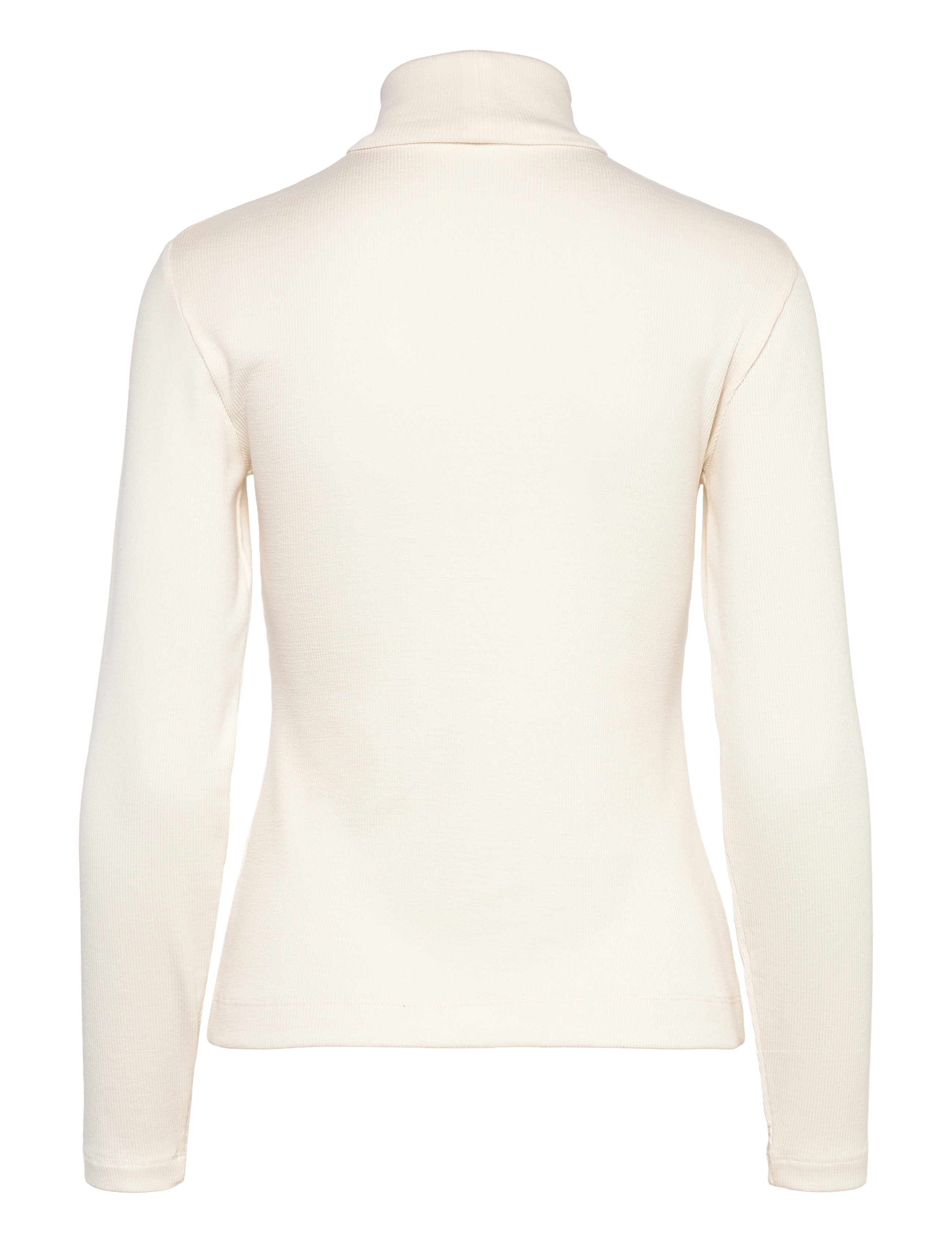 GANT - SLIM RIB TURTLENECK - eggshell - 1