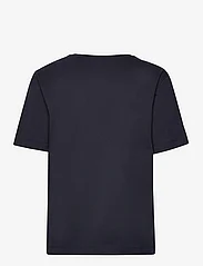 GANT - REL LOGO C-NECK T-SHIRT - t-shirts - evening blue - 1