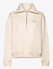 GANT - ARCH HALF ZIP SWEAT - norænn stíll - oat melange - 0