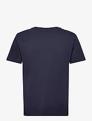 GANT - REG LOGO SS T-SHIRT - t-shirts - evening blue - 1