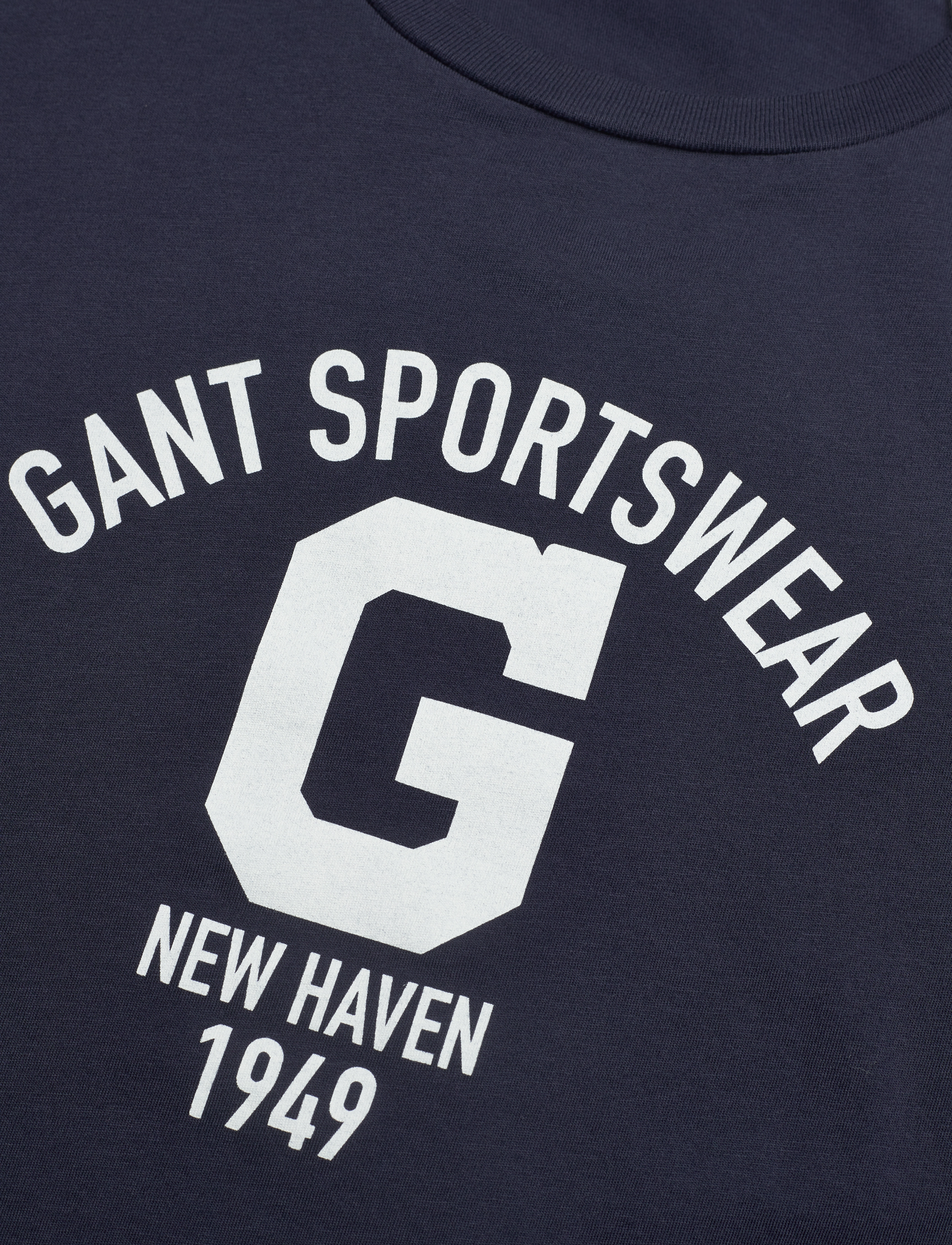 GANT - REG LOGO SS T-SHIRT - evening blue - 2