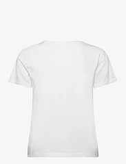 GANT - REG LOGO SS T-SHIRT - t-skjorter - white - 1
