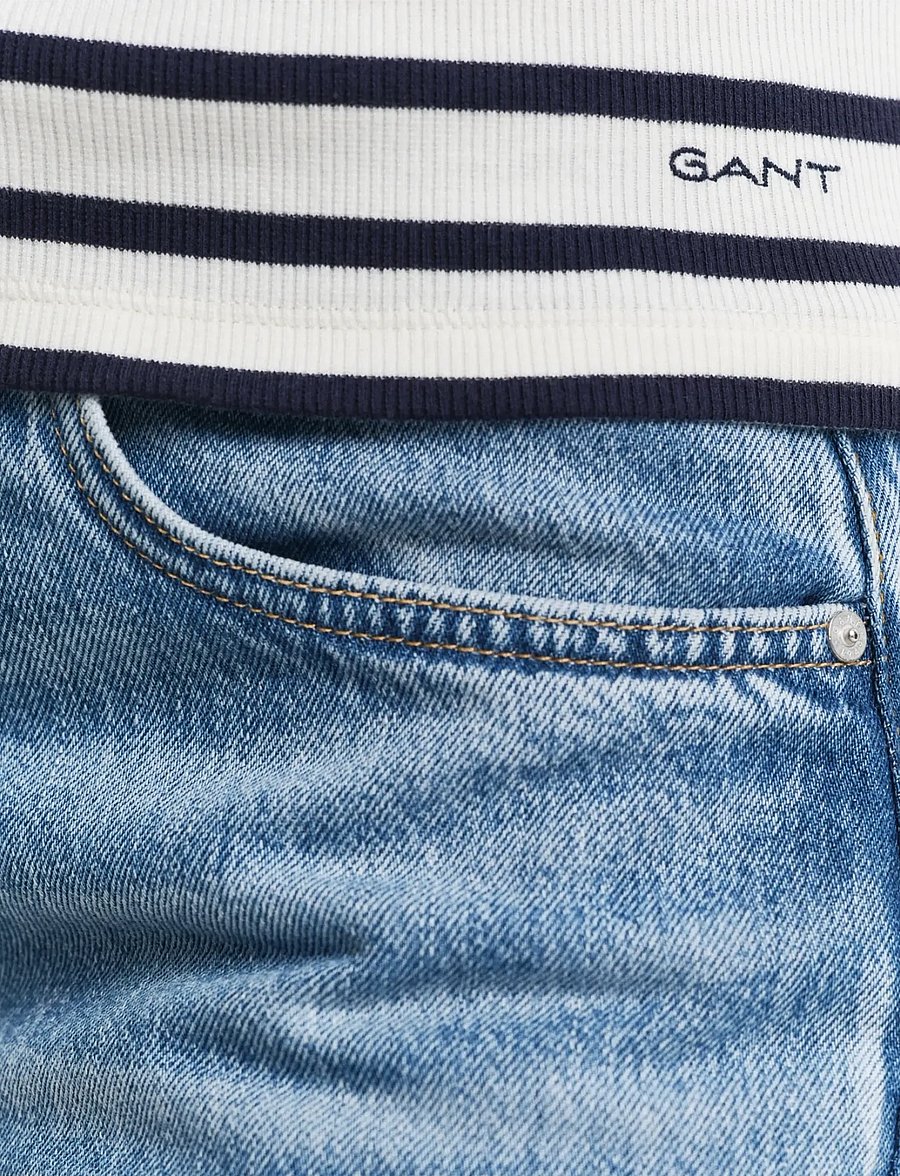 Gant - STRIPED TANK TOP - linnen - eggshell - 4