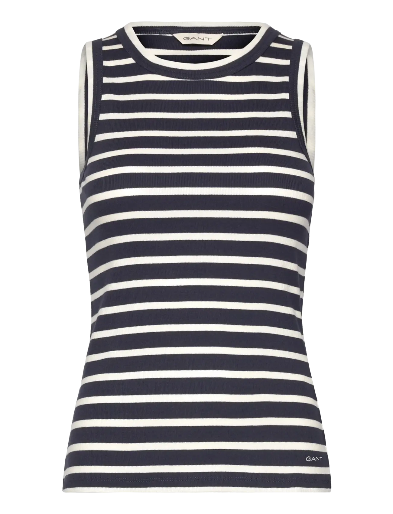 GANT Gestreift Tank Oberteil Navy - XL - Damen