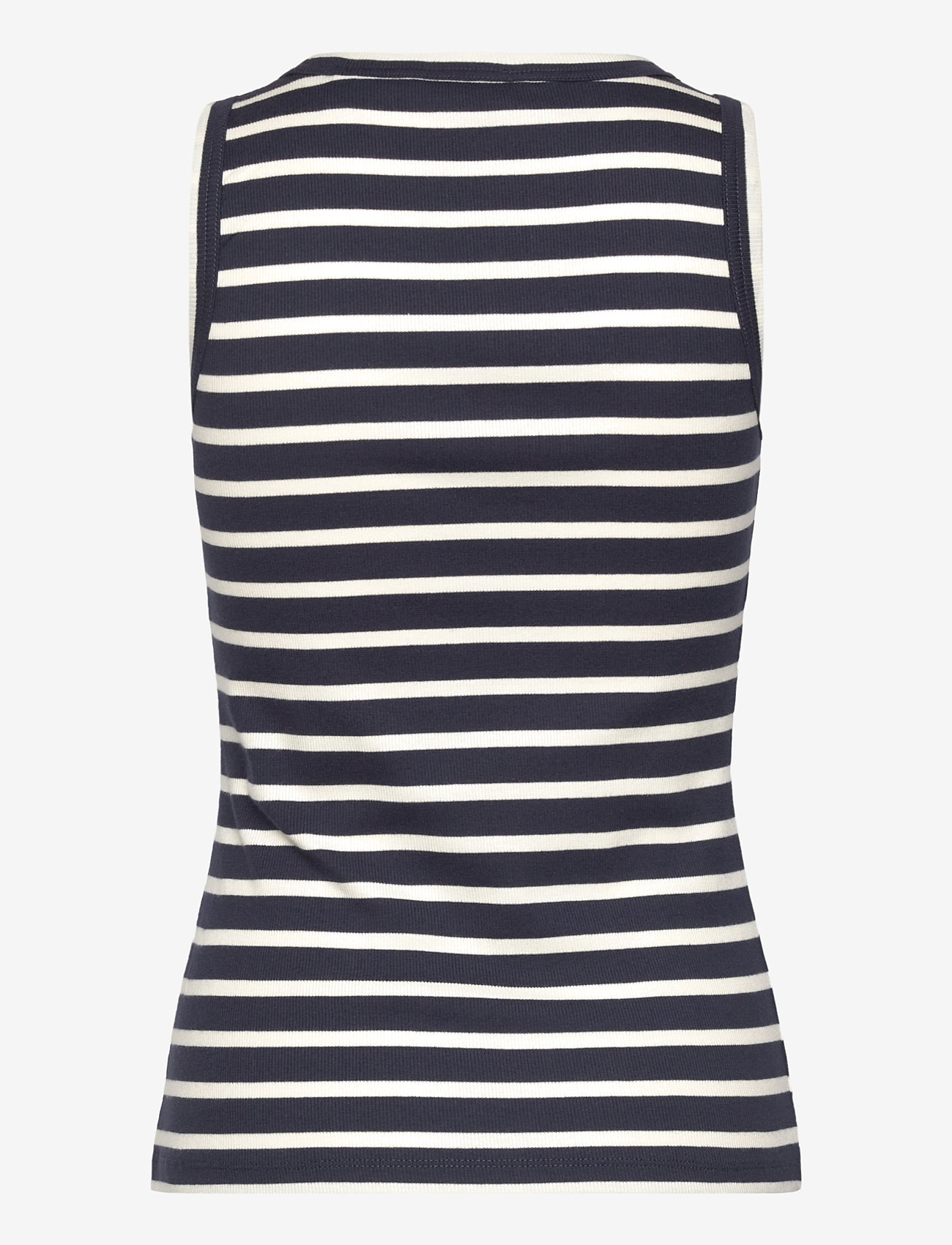 GANT - STRIPED TANK TOP - sleeveless tops - evening blue - 2