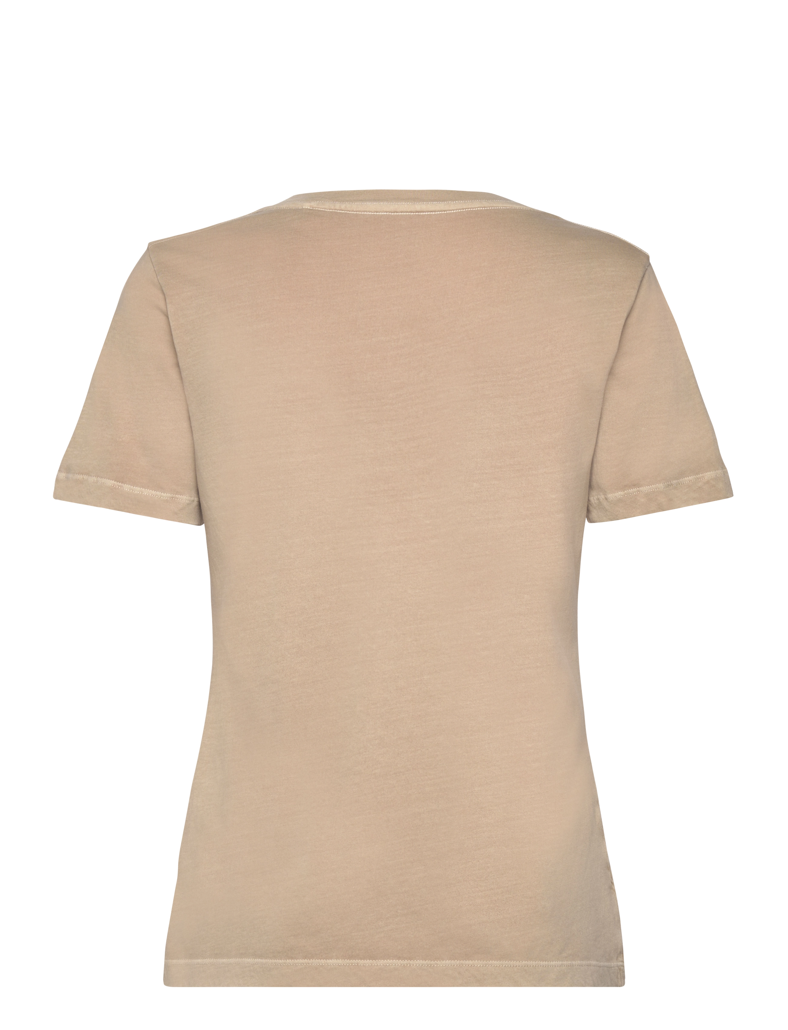 Gant - REG SUNFADED SS V-NECK T-SHIRT - t-shirts - dry sand - 1