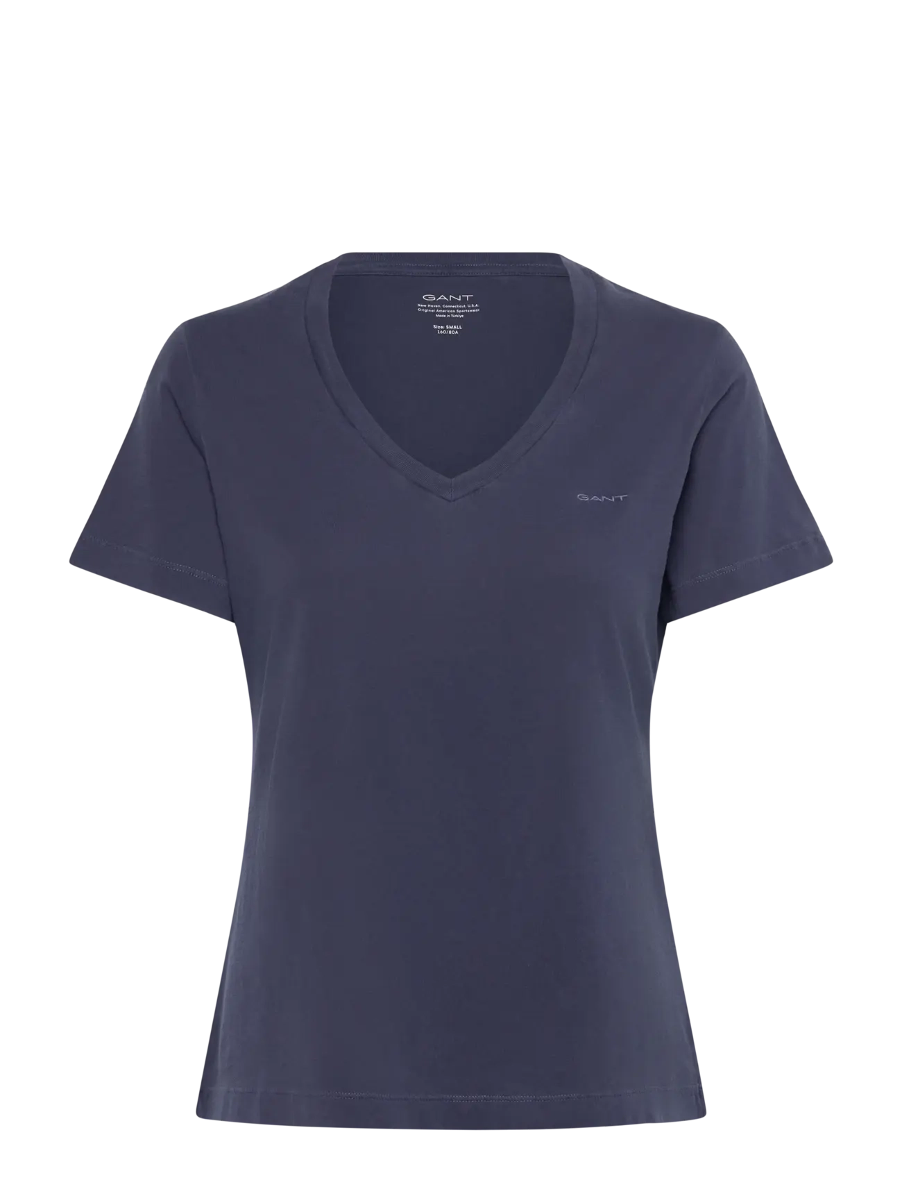 Gant REG SUNFADED SS V-NECK T-SHIRT - Kampagne - PERSIAN BLUE / blue