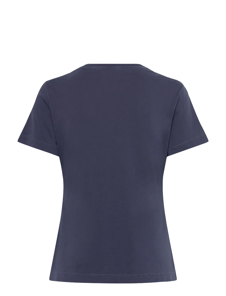 Gant - REG SUNFADED SS V-NECK T-SHIRT - t-shirts - persian blue - 2