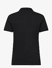 GANT - SLIM SHEILD CAP SLEEVE PIQUE POLO - polo shirts - black - 1