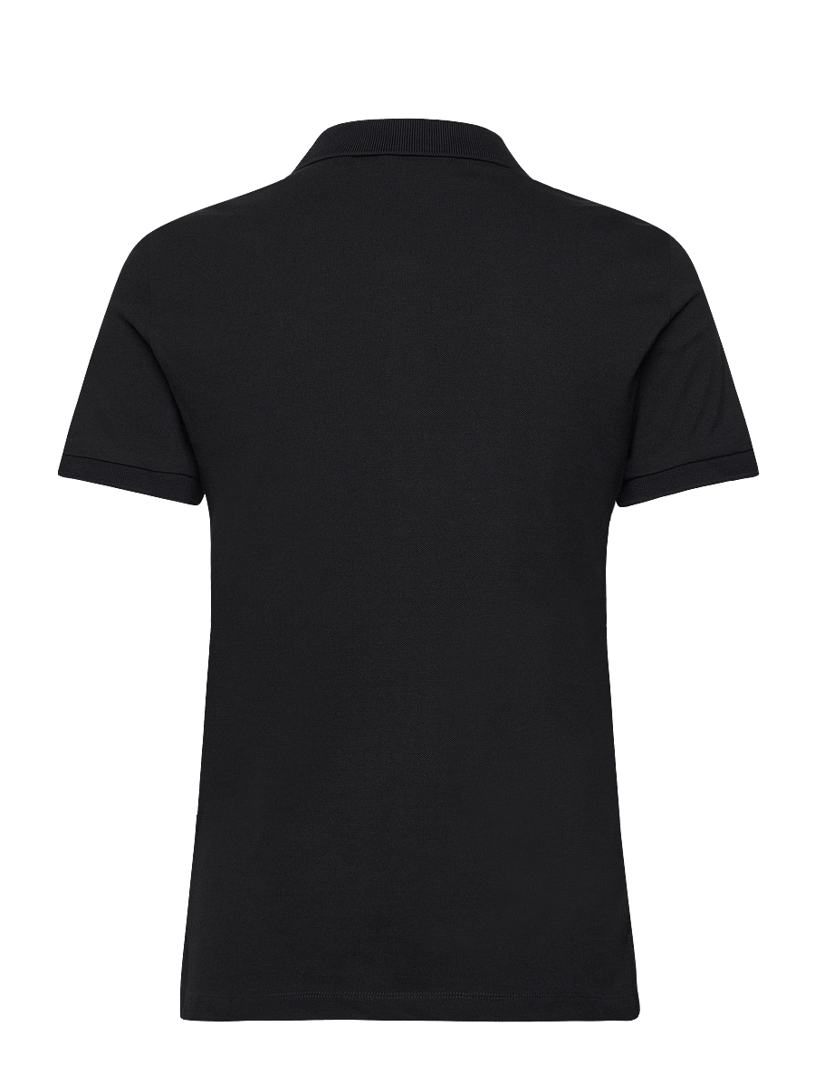 Gant - SLIM SHEILD CAP SLEEVE PIQUE POLO - polos - black - 1