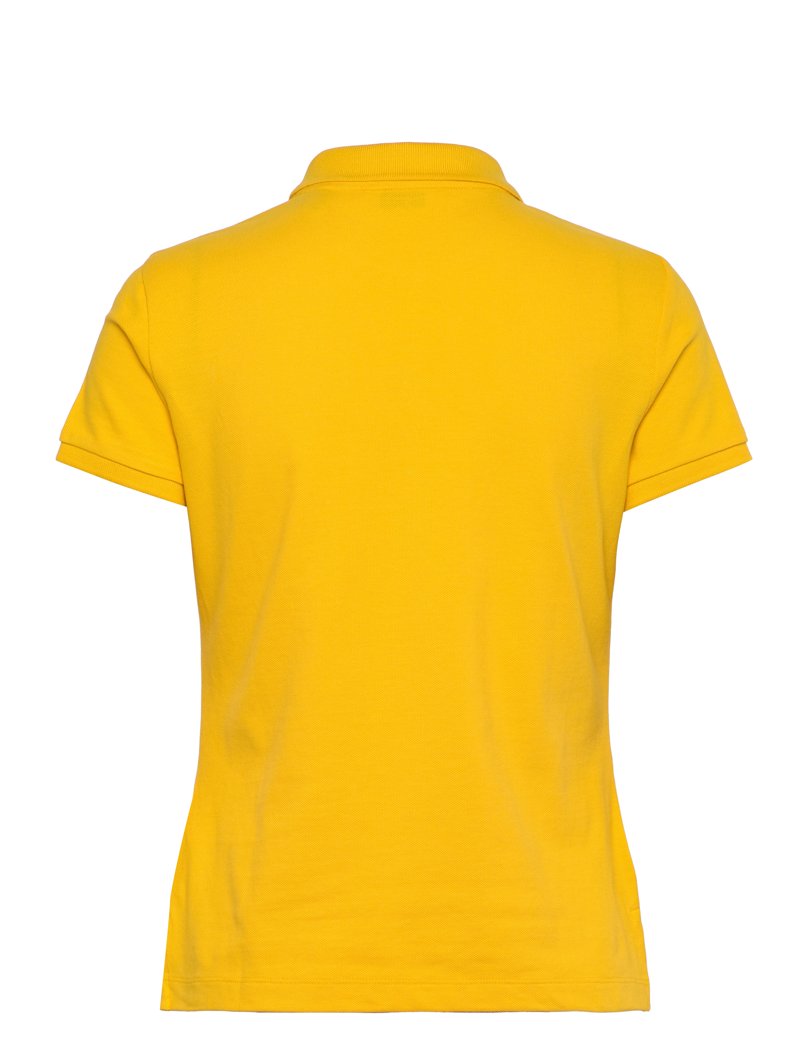 Gant - SLIM SHEILD CAP SLEEVE PIQUE POLO - polos - daffodil yellow - 1