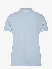 GANT - SLIM SHEILD CAP SLEEVE PIQUE POLO - polo shirts - dove blue - 1