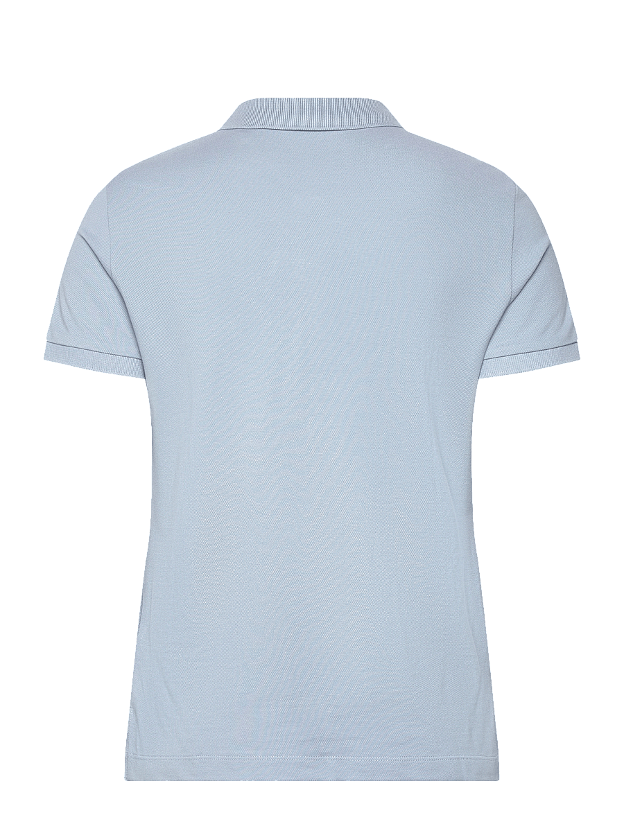 Gant - SLIM SHEILD CAP SLEEVE PIQUE POLO - polo marškinėliai - dove blue - 1