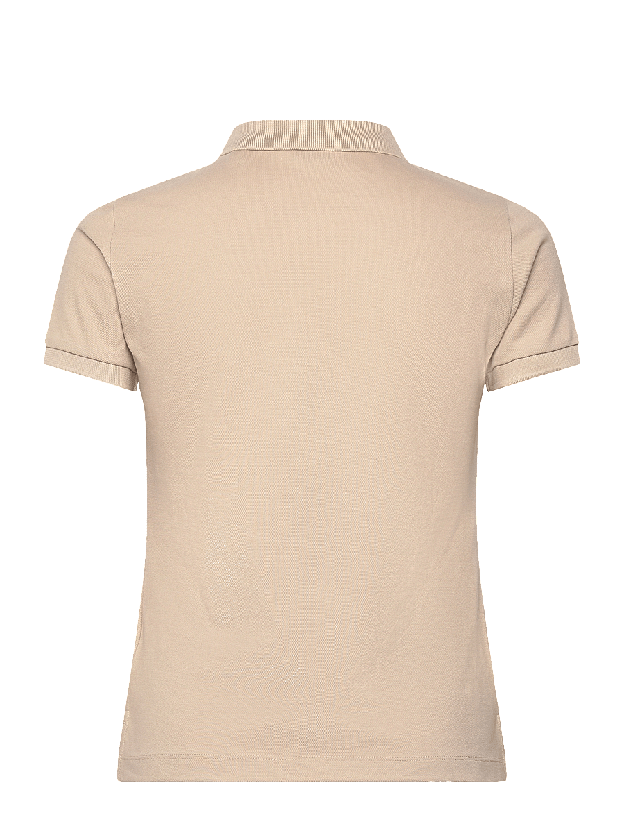 Gant - SLIM SHEILD CAP SLEEVE PIQUE POLO - polos - dry sand - 1