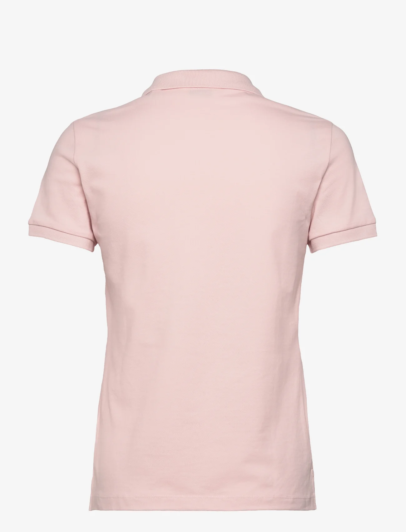 GANT - SLIM SHEILD CAP SLEEVE PIQUE POLO - polo shirts - faded pink - 1