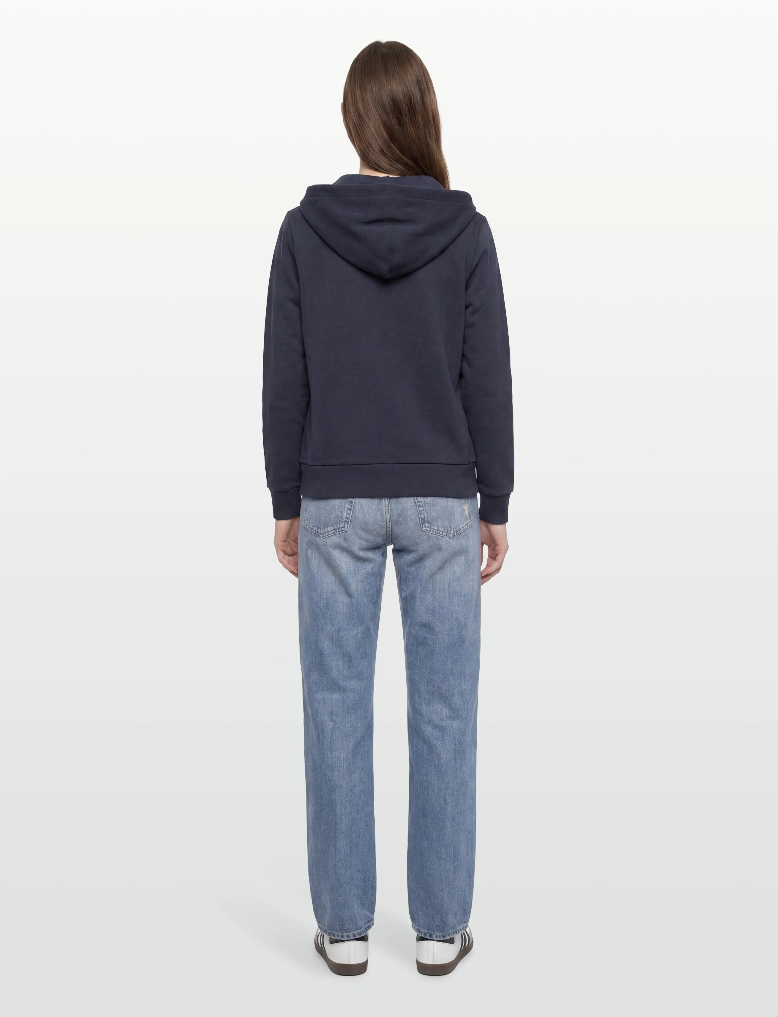 Gant - REG SHIELD LOGO ZIP HOODIE - evening blue - 4