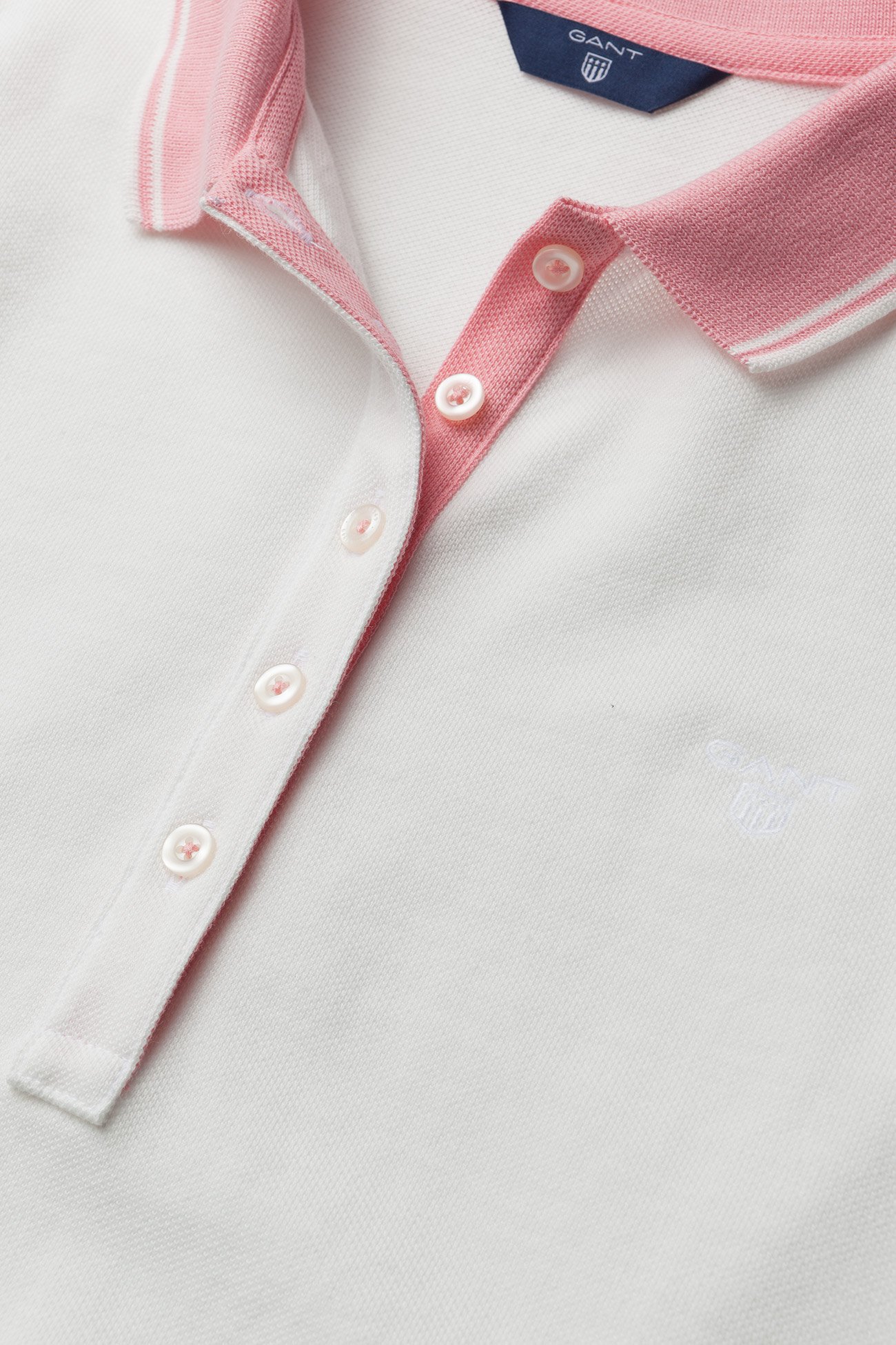 GANT - OP1. TP SLEEVELESS PIQUE TOP - eggshell - 2