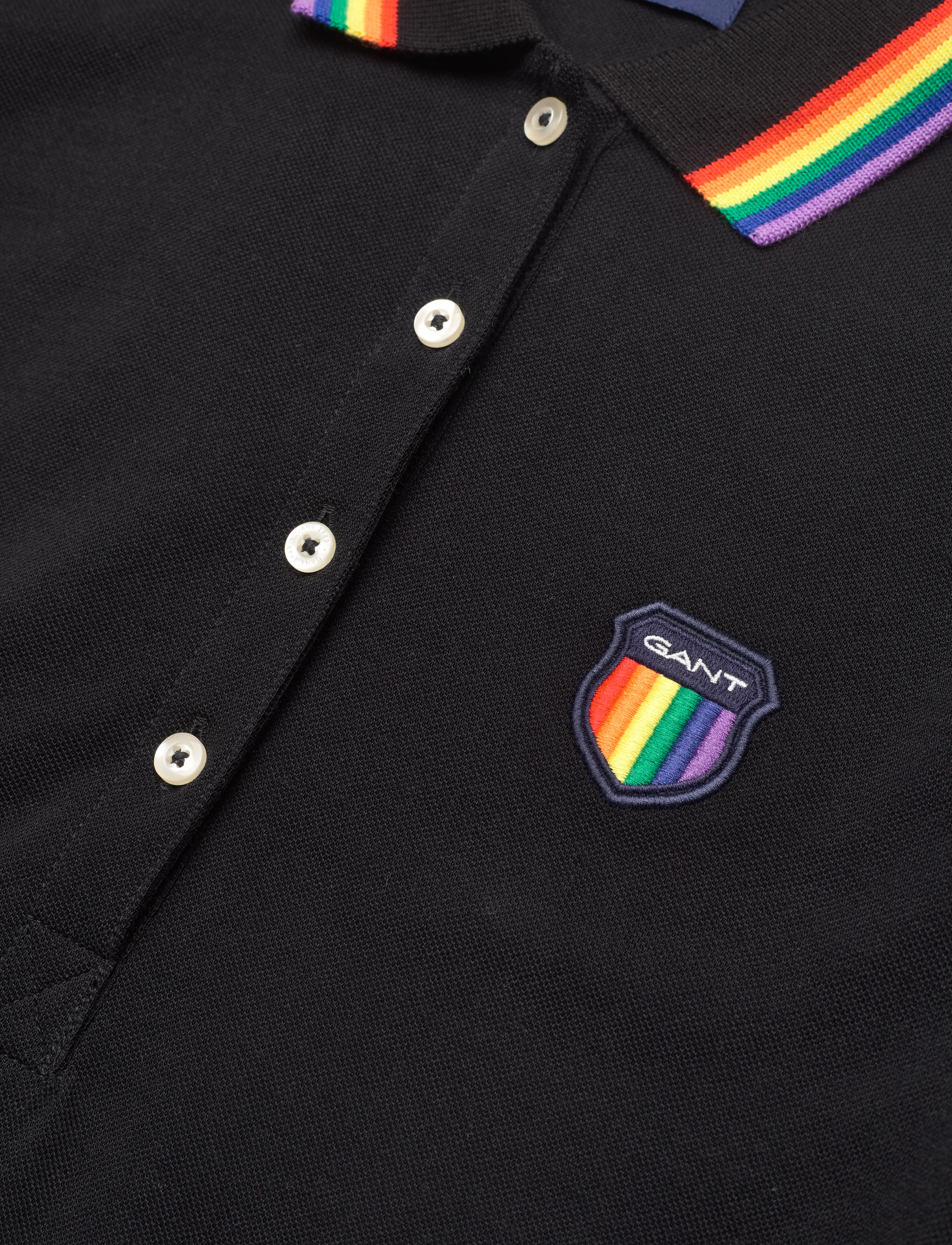 GANT - PRIDE PIQUE DRESS - black - 2