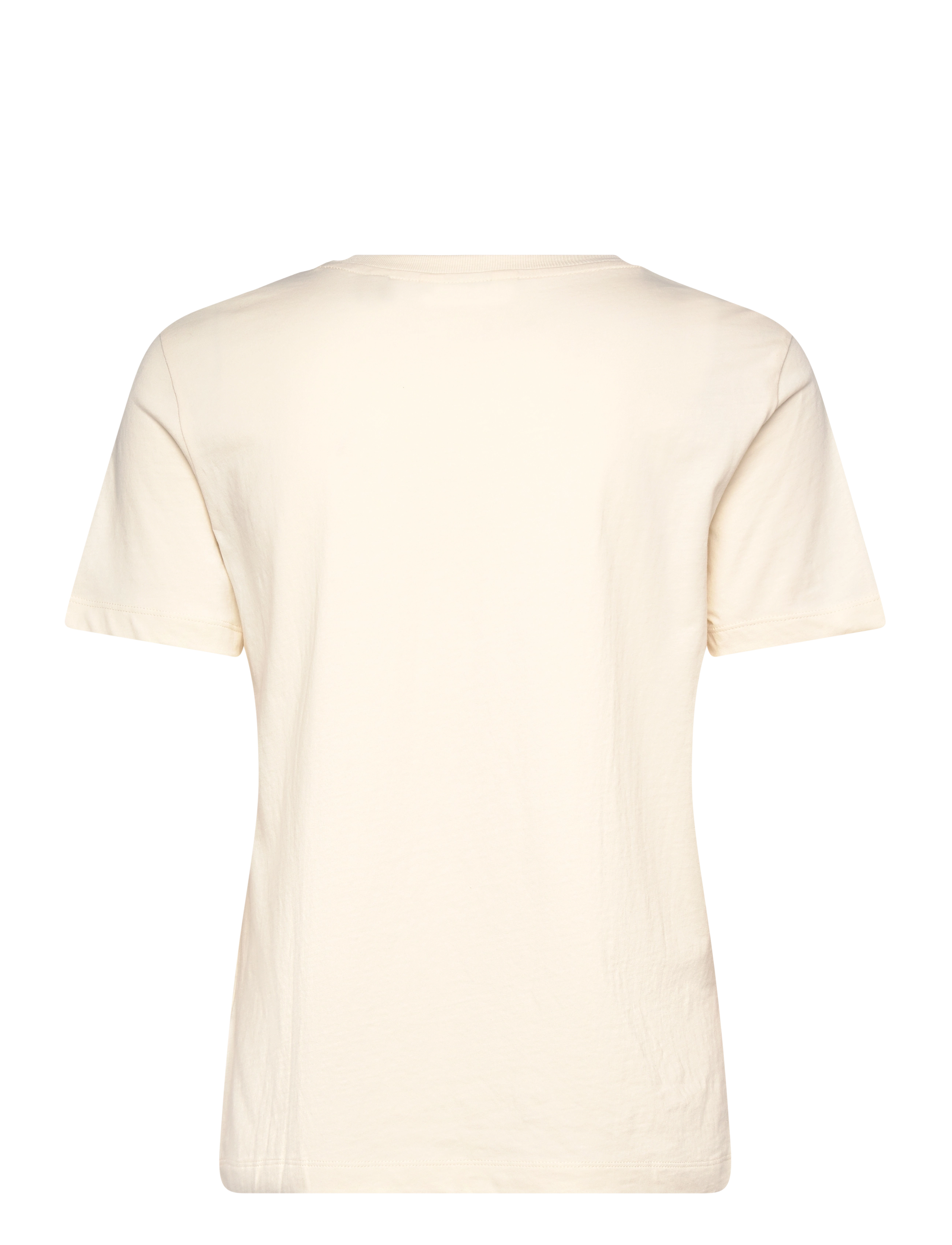 GANT - REG VELOUR APPLIQUE T-SHIRT - cream - 1