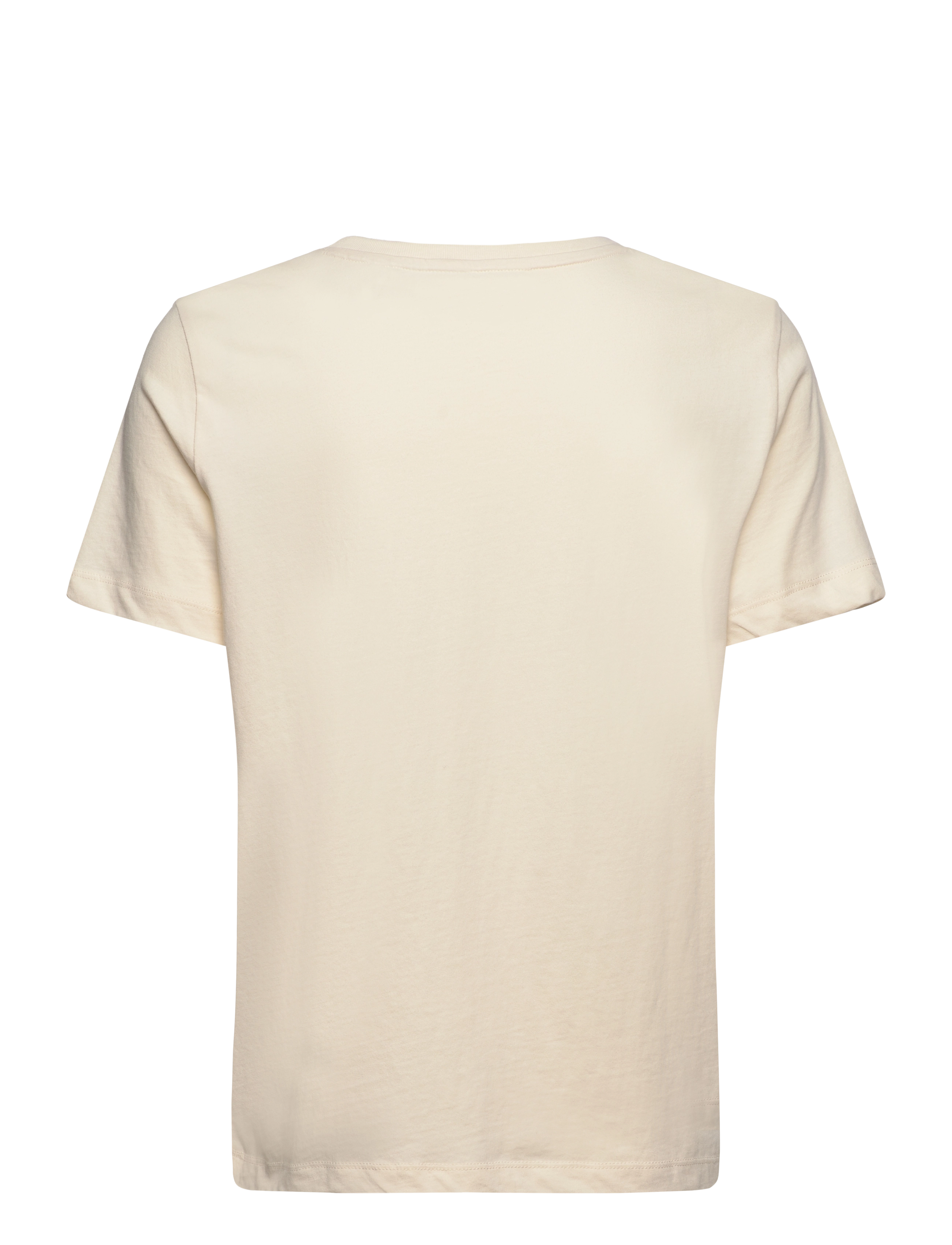 Gant - REG SMALL GRAPHIC SS T-SHIRT - cream - 1