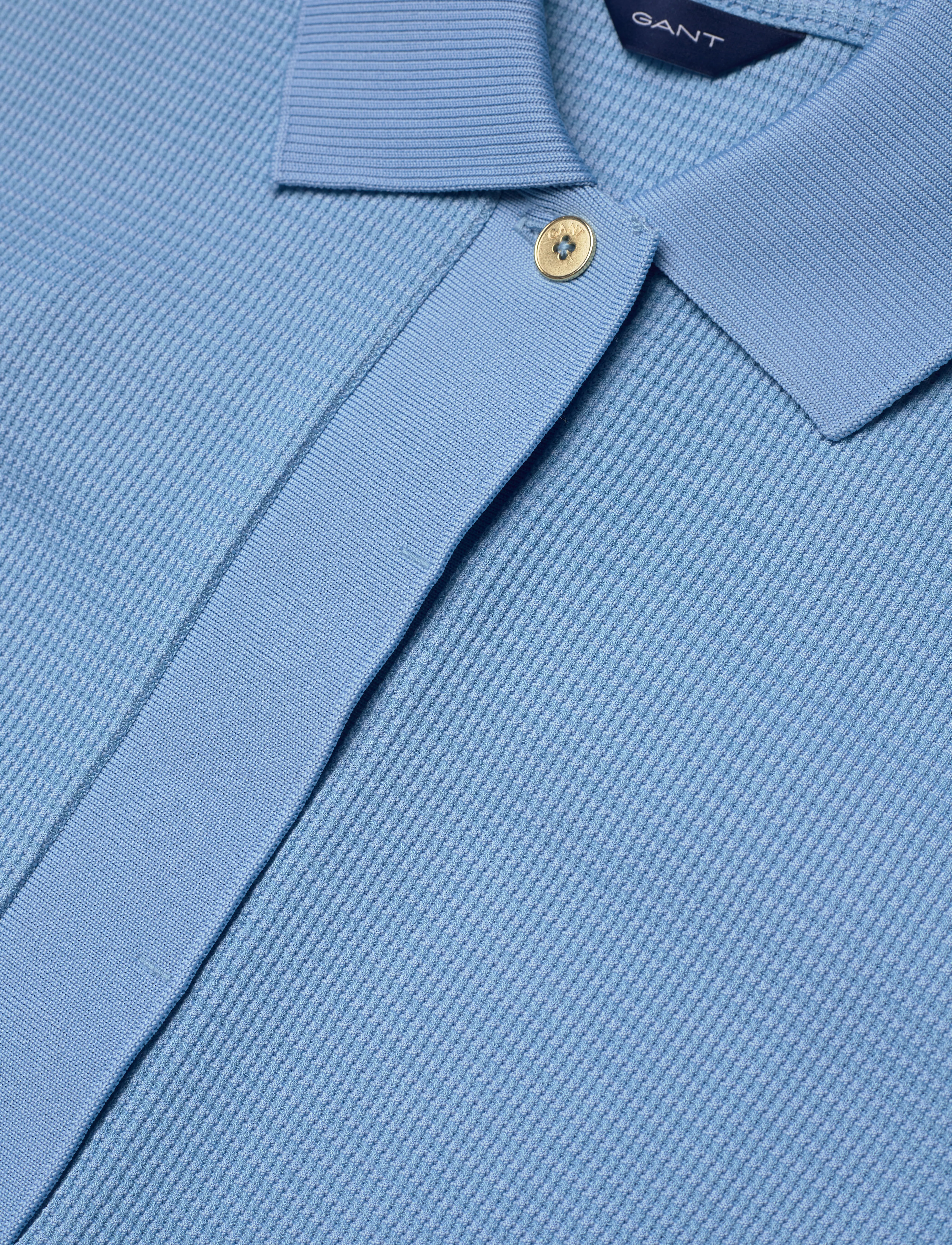 GANT - POLO PIQUE SS DRESS - gentle blue - 2