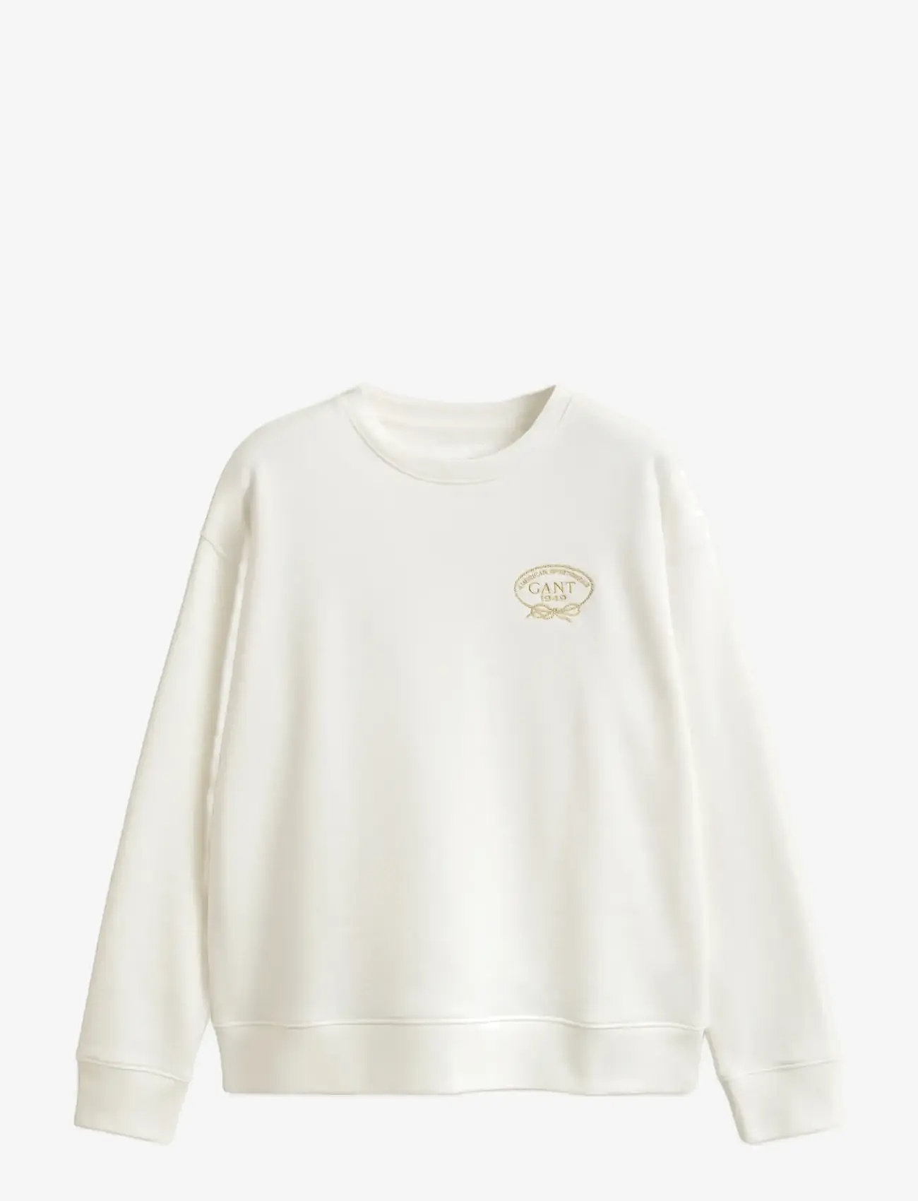 GANT - ROPE GRAPHIC C-NECK SWEAT - modetrends - eggshell - 1