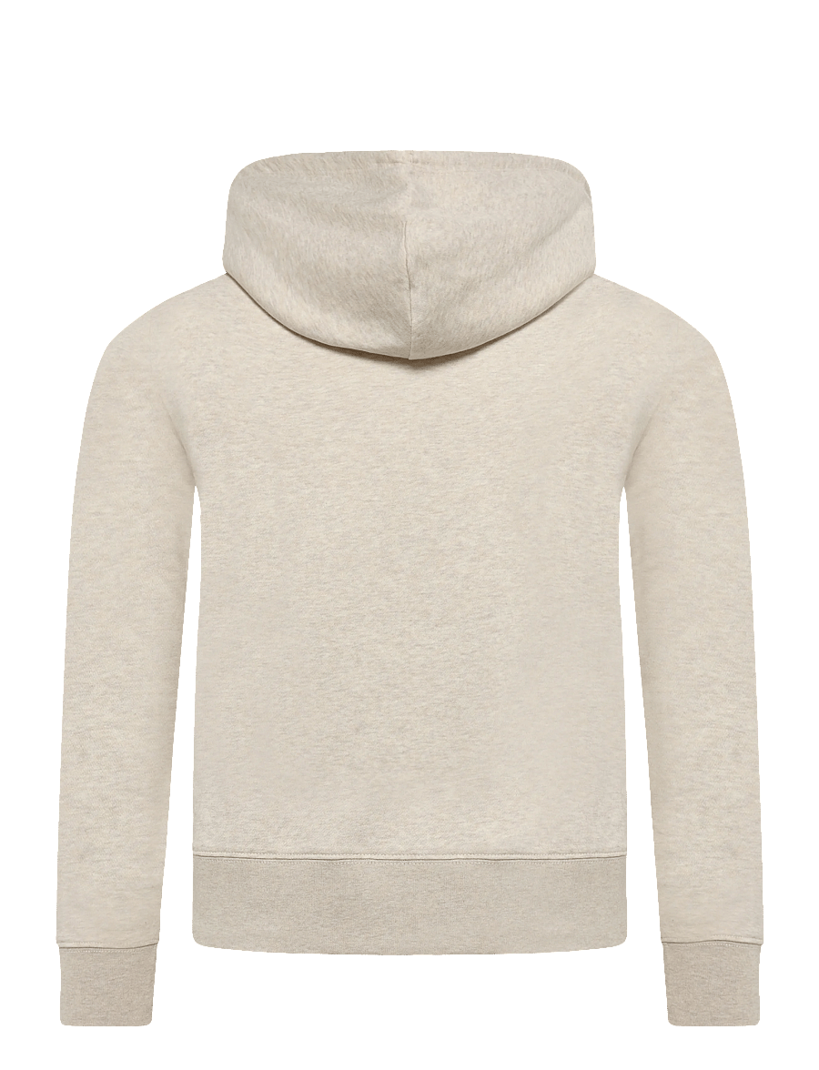 Gant - REG GRAPHIC SWEAT HOODIE - kapuzenpullover - light beige melange - 2