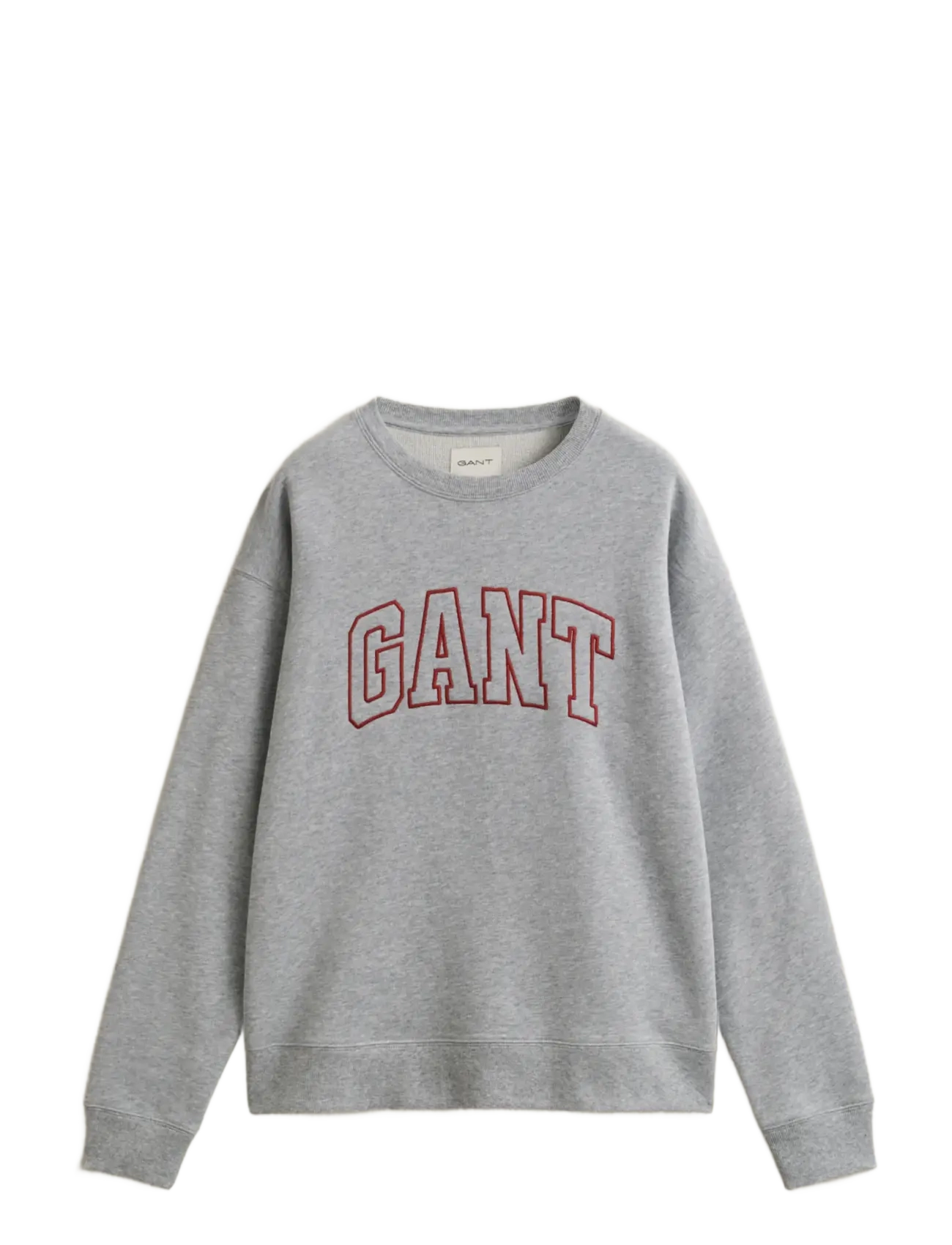 Gant GRAPHIC C-NECK SWEAT - Pusad ja dressipluusid - LIGHT GREY MELANGE / grey